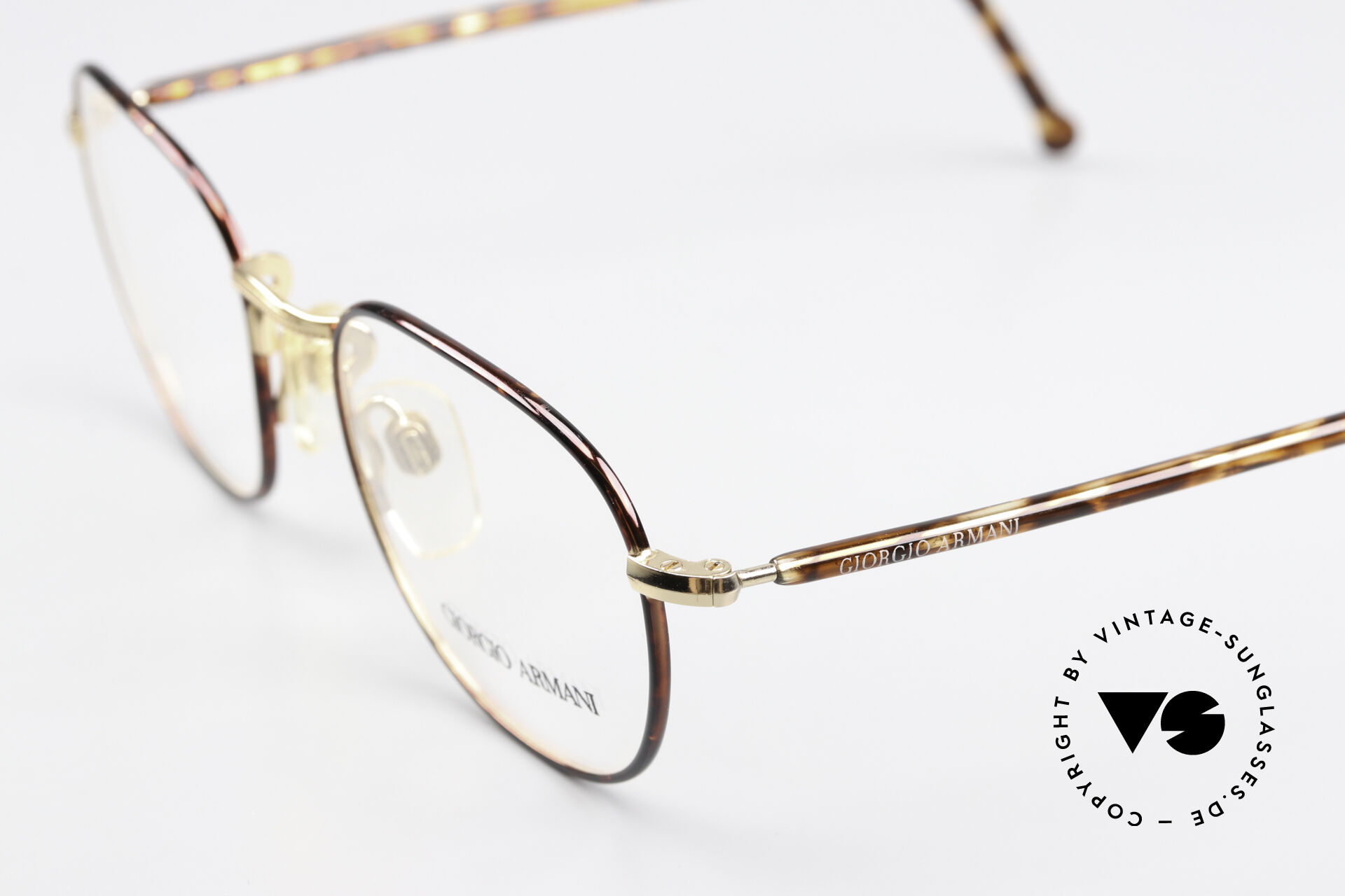 Glasses Giorgio Armani 162 Square Panto Design 90's