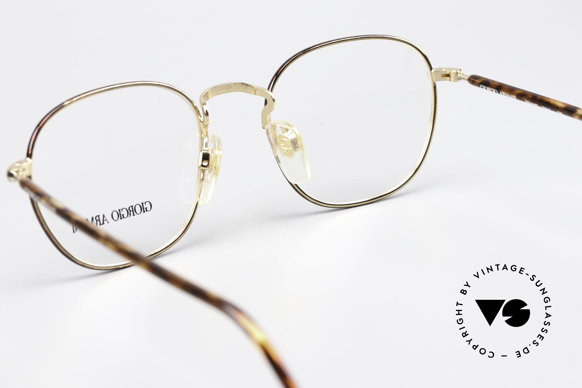 Glasses Giorgio Armani 162 Square Panto Design 90's