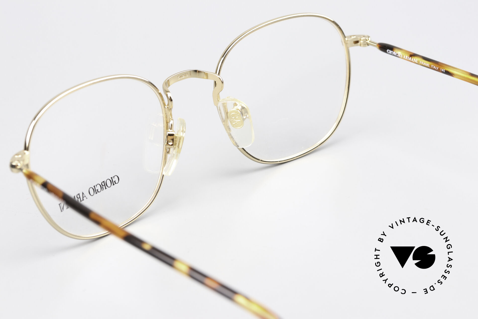 GIORGIOARMANI　VINTAGE Glasses Giorgio Armani 165 Panto Eyeglasses 80s 90s