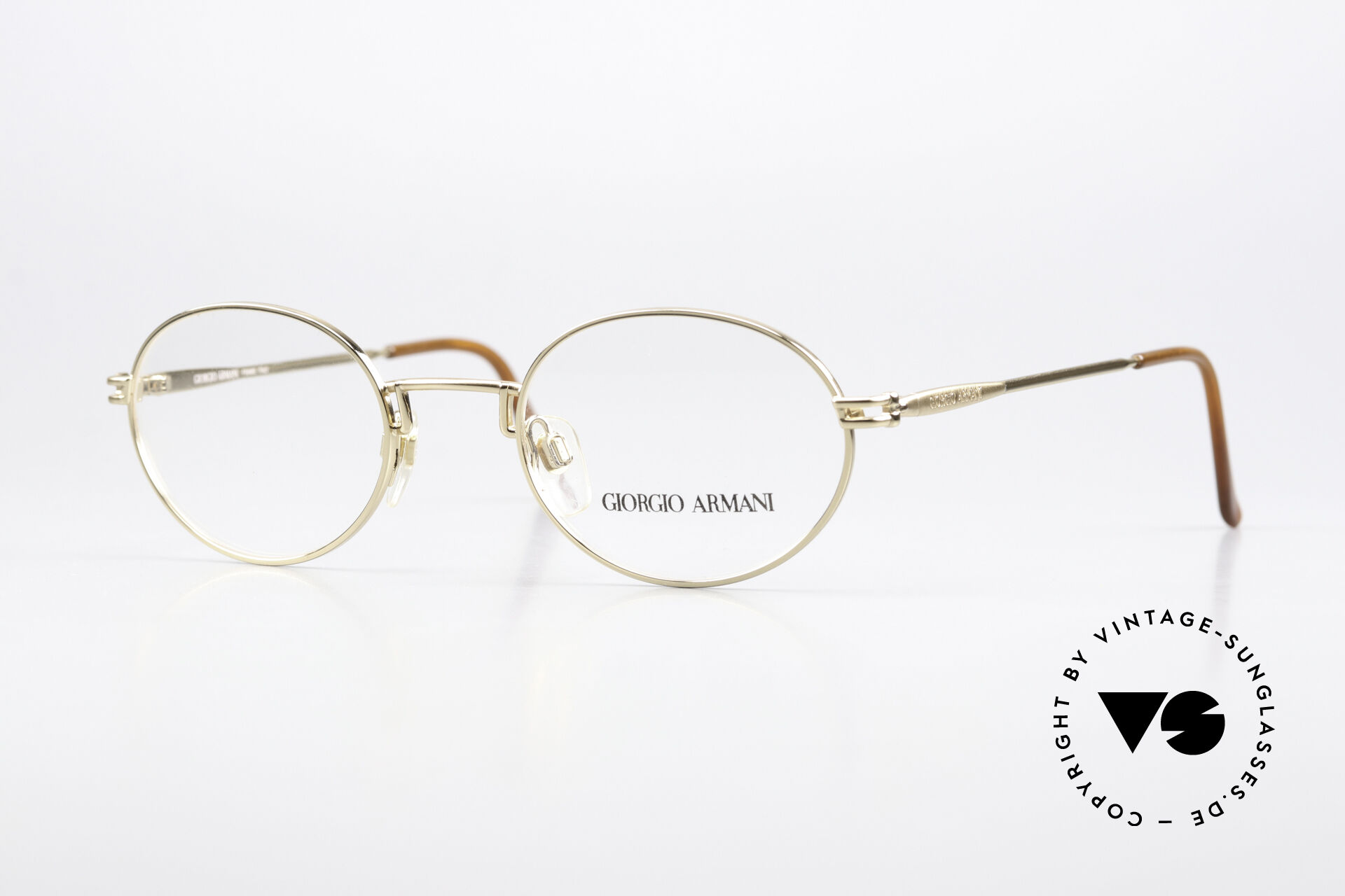 Glasses Giorgio Armani 244 Gold Plated Vintage Frame