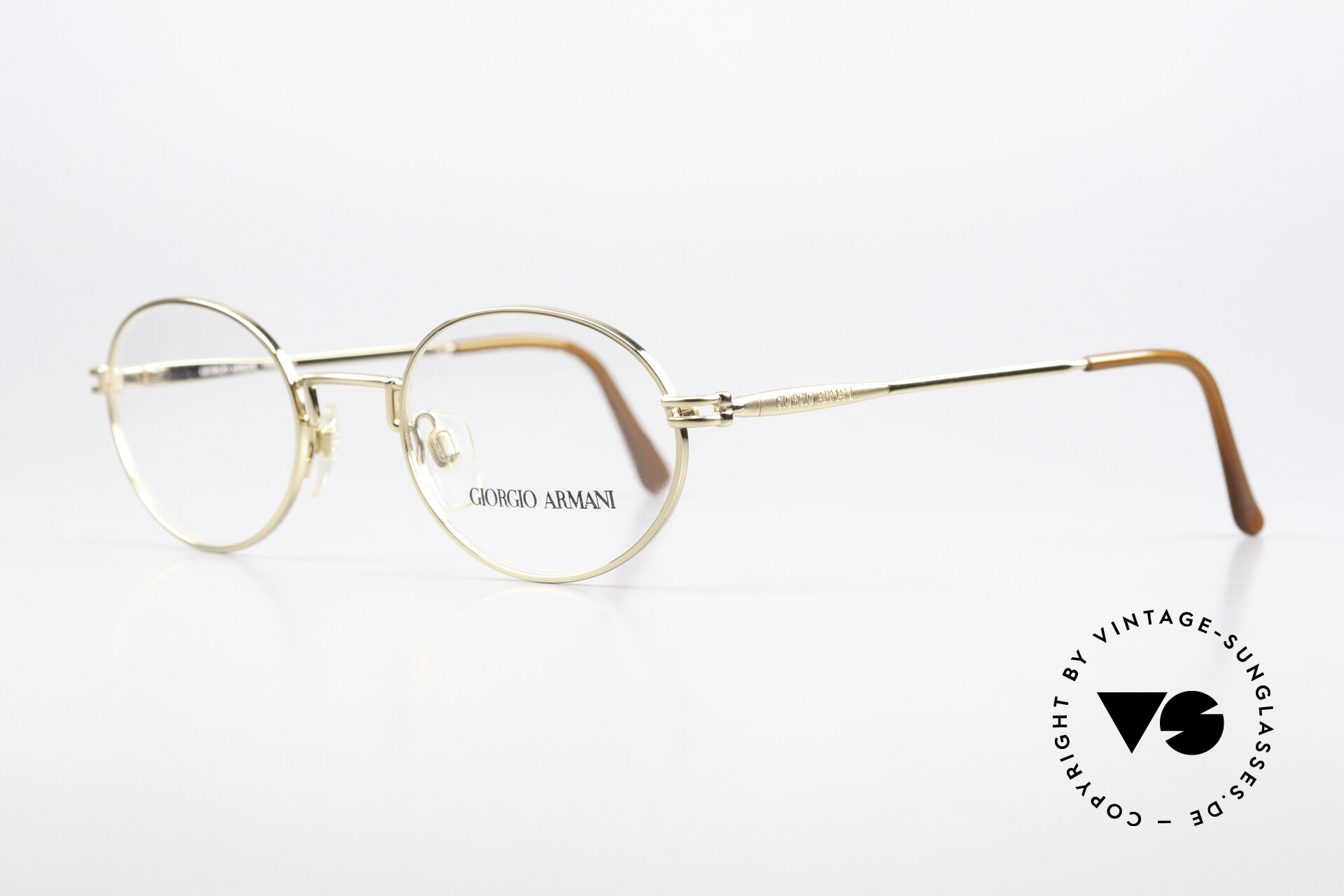 Glasses Giorgio Armani 244 Gold Plated Vintage Frame
