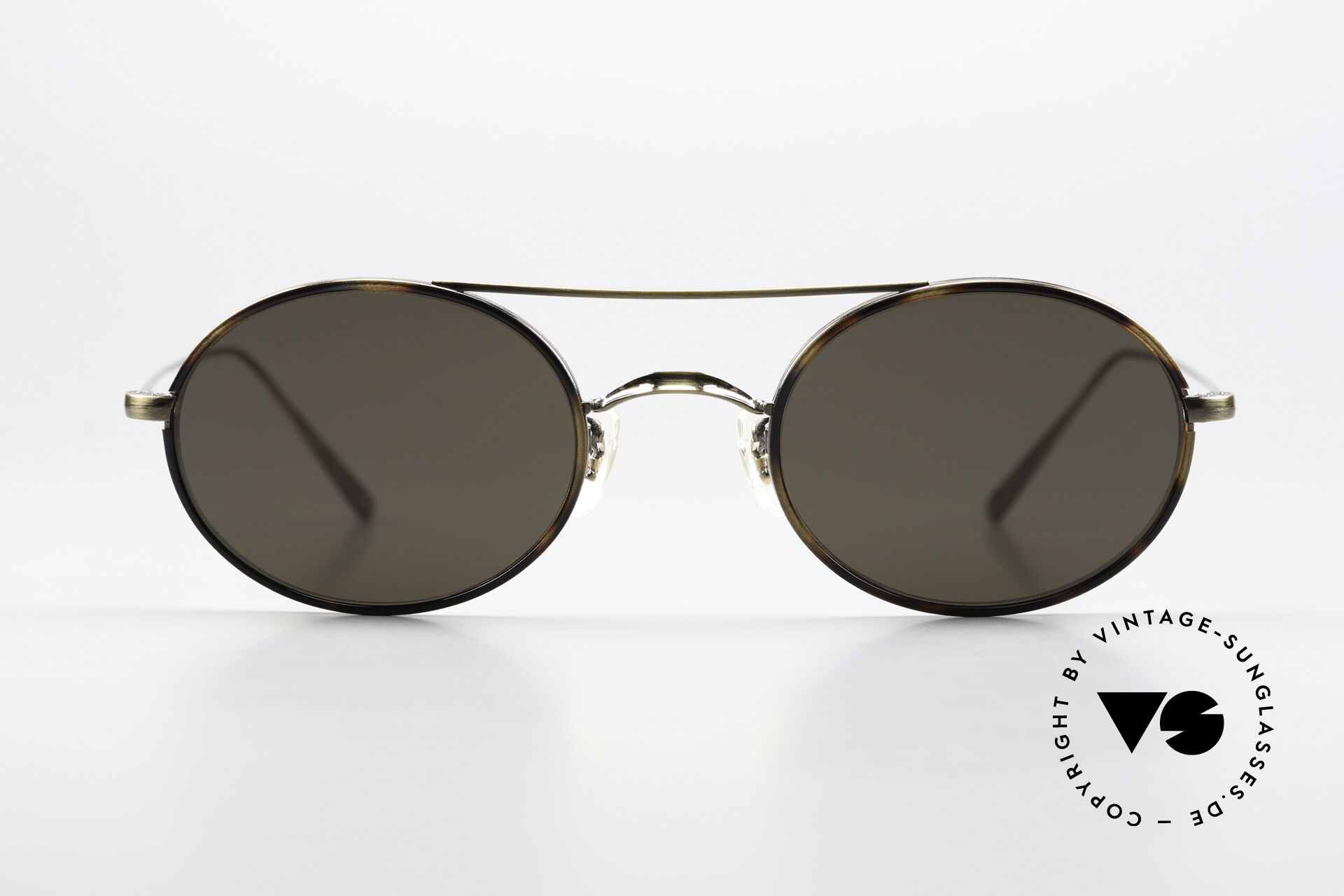 Sunglasses Oliver Peoples Shai Oval Sunglasses Titanium