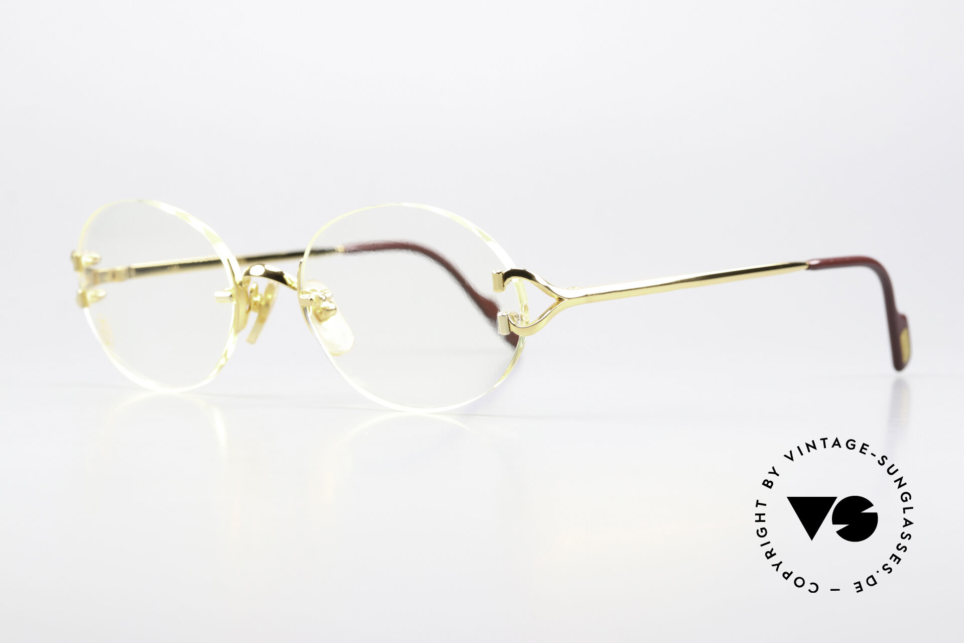 Cartier vintage rare gold frame CARTIER SUNGLASSES RARE VINTAGE WOOD  main image 3
