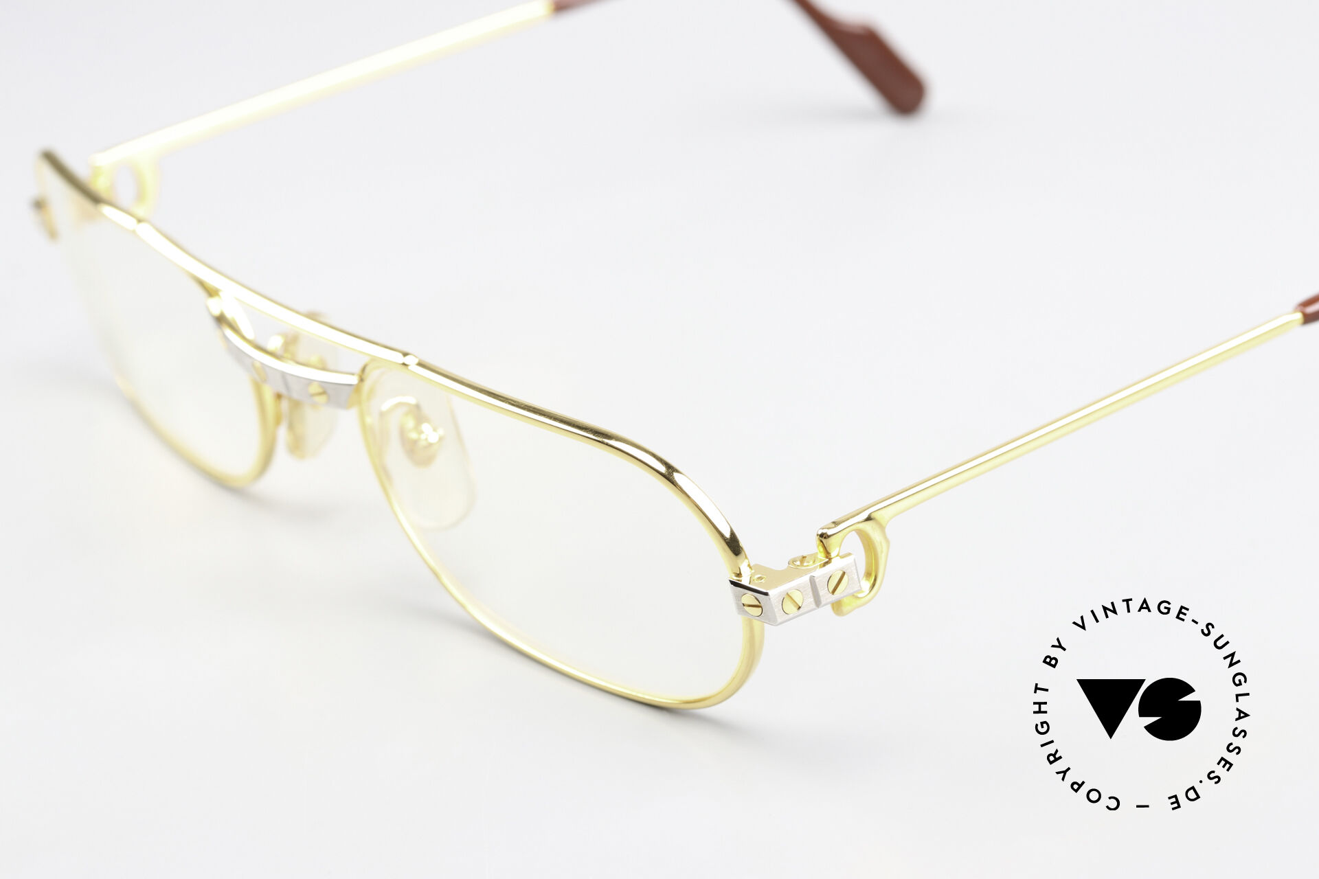 Glasses Cartier MUST Santos - S 80's Vintage Frame Unisex Glasses Cartier MUST Santos - S 80's Vintage Frame Unisex