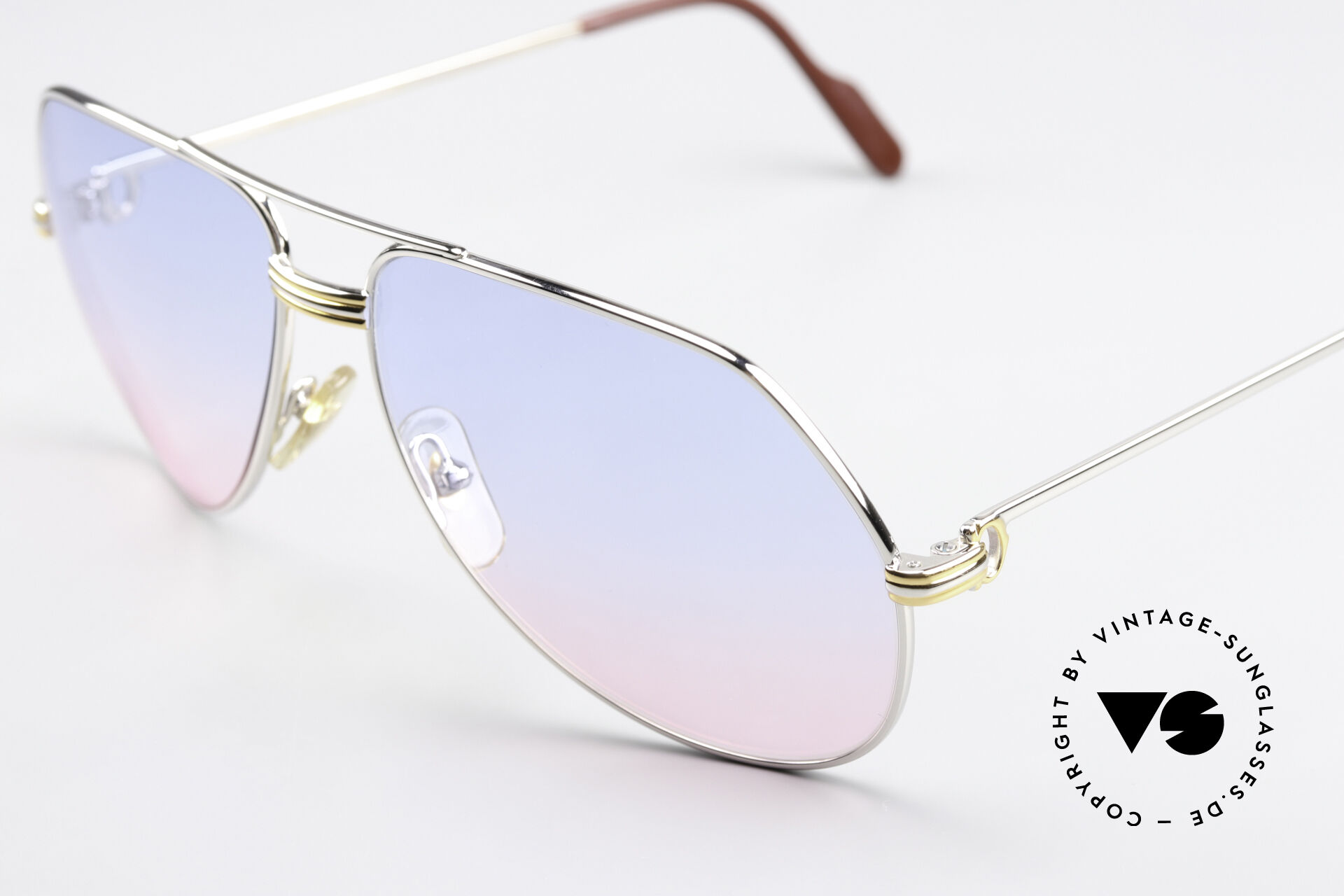 Sunglasses Cartier Vendome LC L Platinum Sunglasses 1983