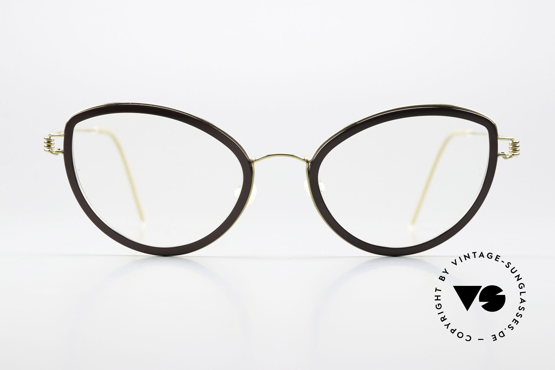 Glasses Lindberg Katrine Air Titan Rim Ladies Frame Cateye Style