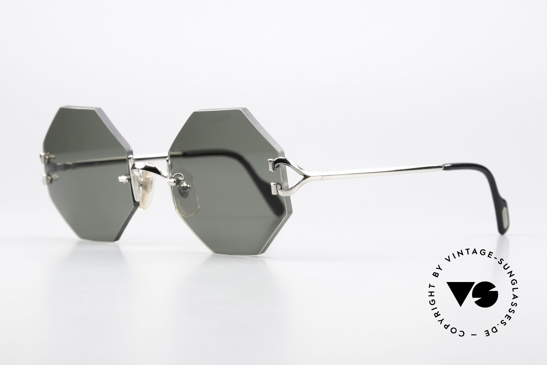Sunglasses Cartier Rimless Octag Rimless Octagonal Shades