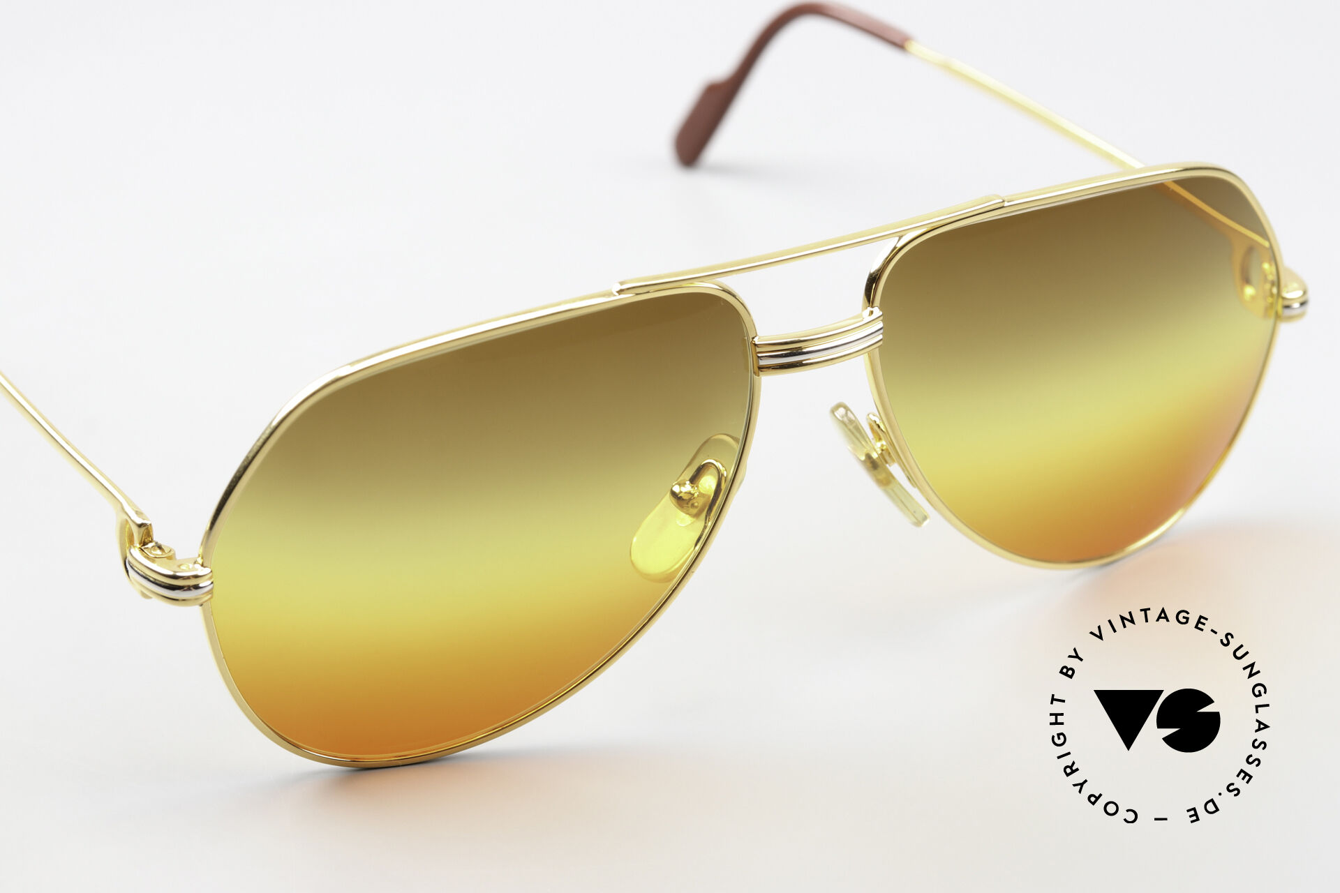 Sunglasses Cartier Vendome LC M Iconic Aviator Sunglasses