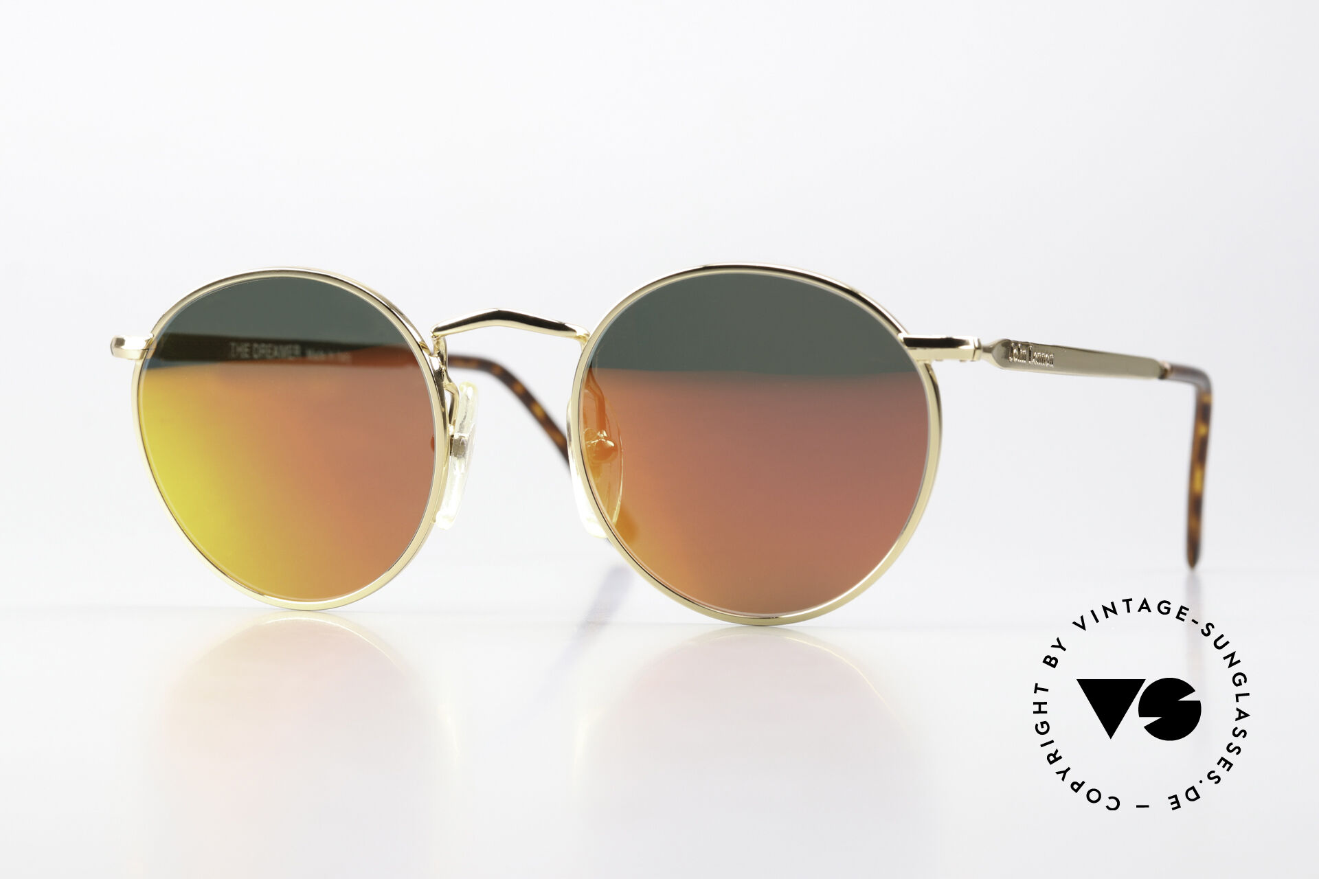 Sunglasses John Lennon The Dreamer Orange Mirrored Sun Lenses