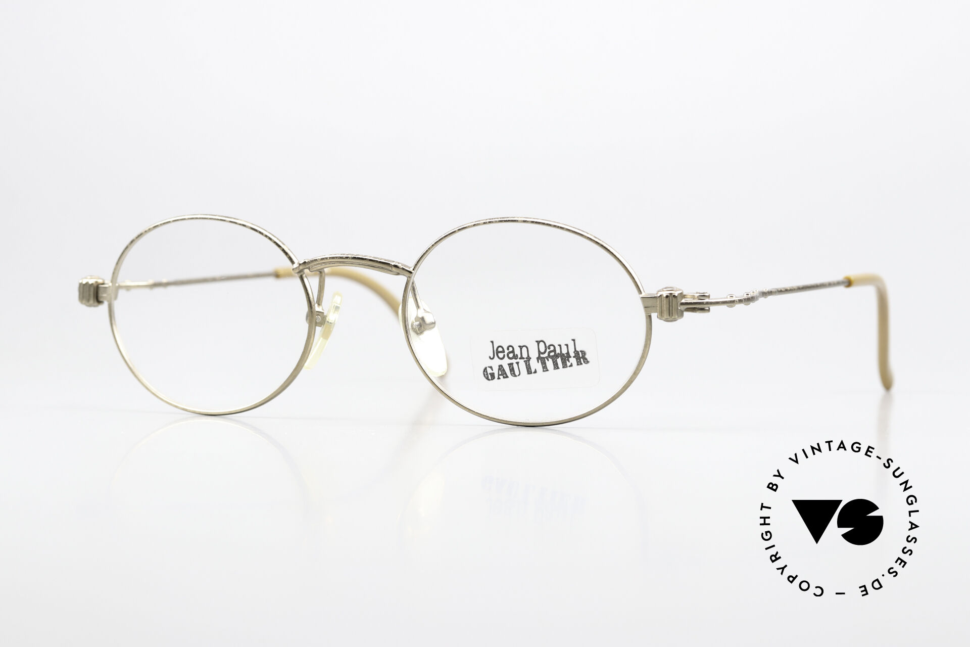Jean Paul Gaultier ヴィンテージ 55-0098 Jean Paul Gaultier 55 0063 Vintage Titanium Eyeglasses Made