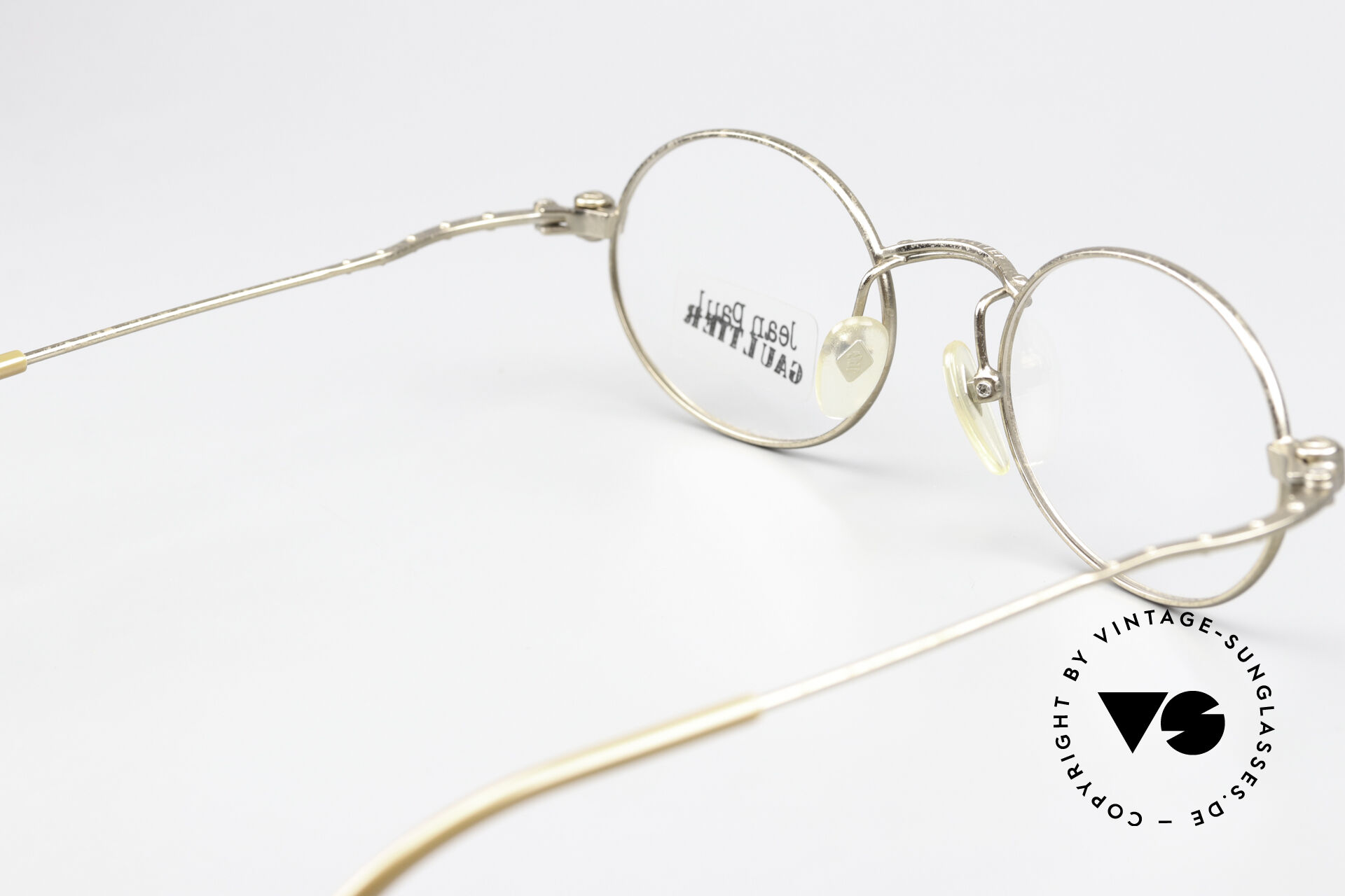 Glasses Jean Paul Gaultier 55-6105 Vintage Frame Antique Gold