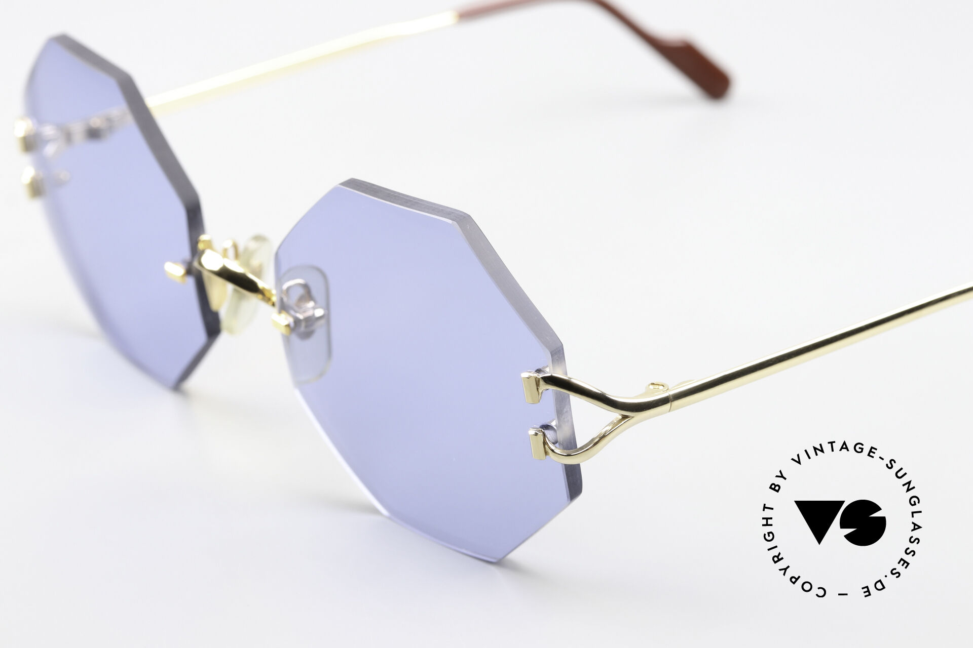 Sunglasses Cartier Rimless Octag One Of A Kind Customized