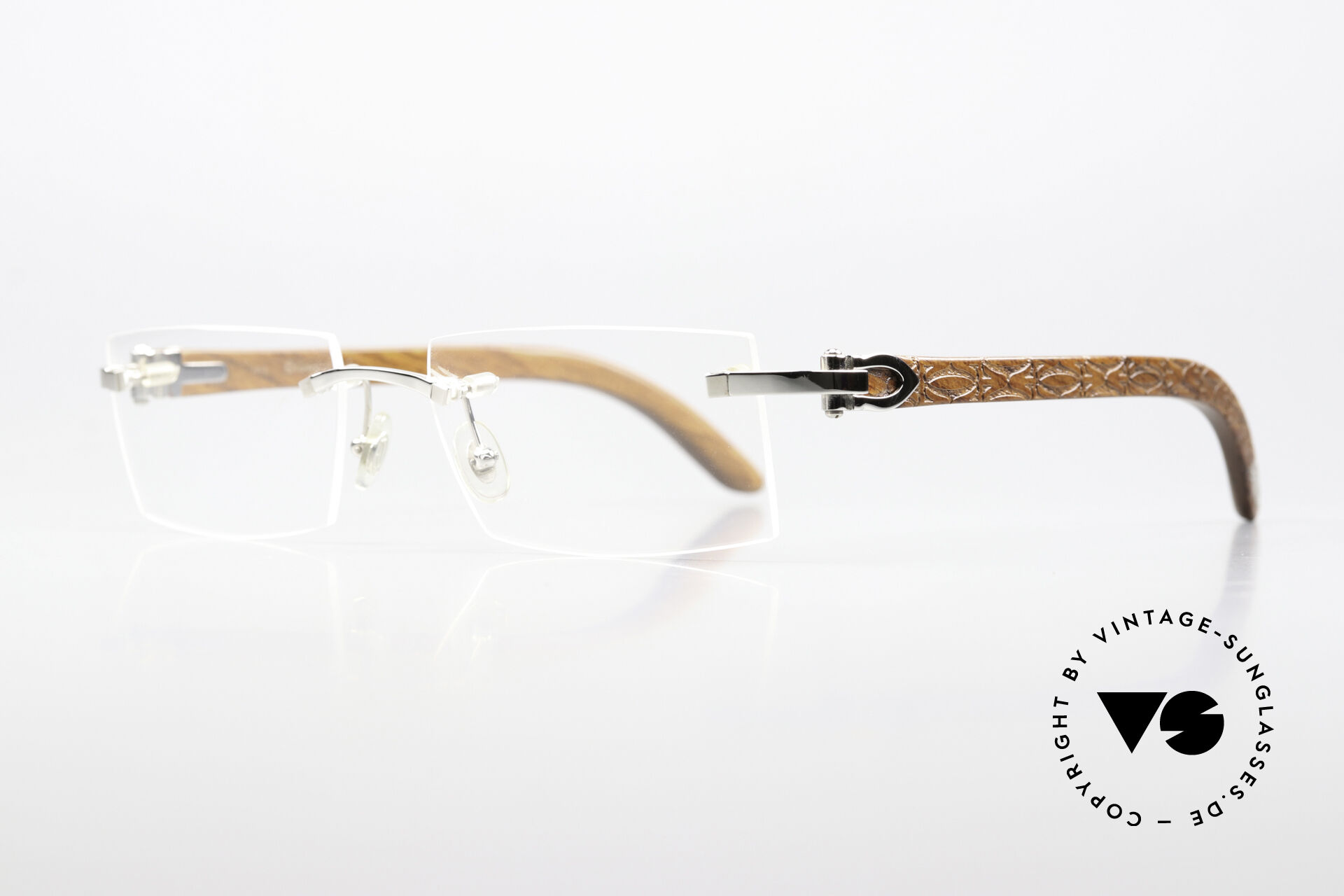 Glasses Cartier Formentera Africa Bubinga Wood Glasses