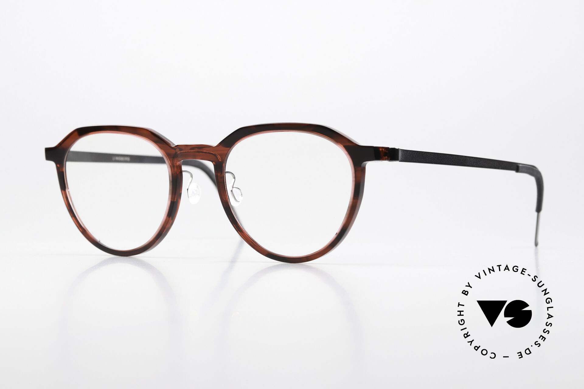 Glasses Lindberg 1046 Acetanium Large Panto Eyeglasses