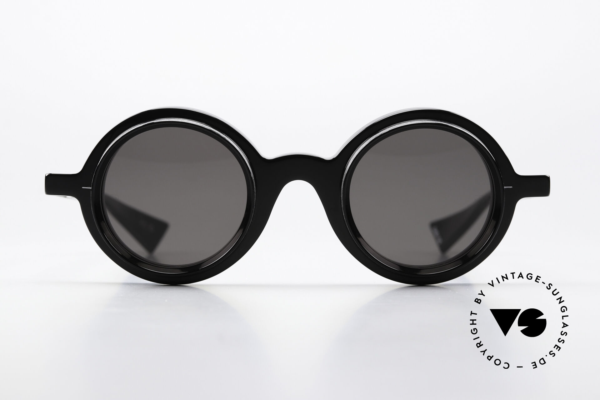 Sunglasses Piero Massaro 381 Limited Edition In Black