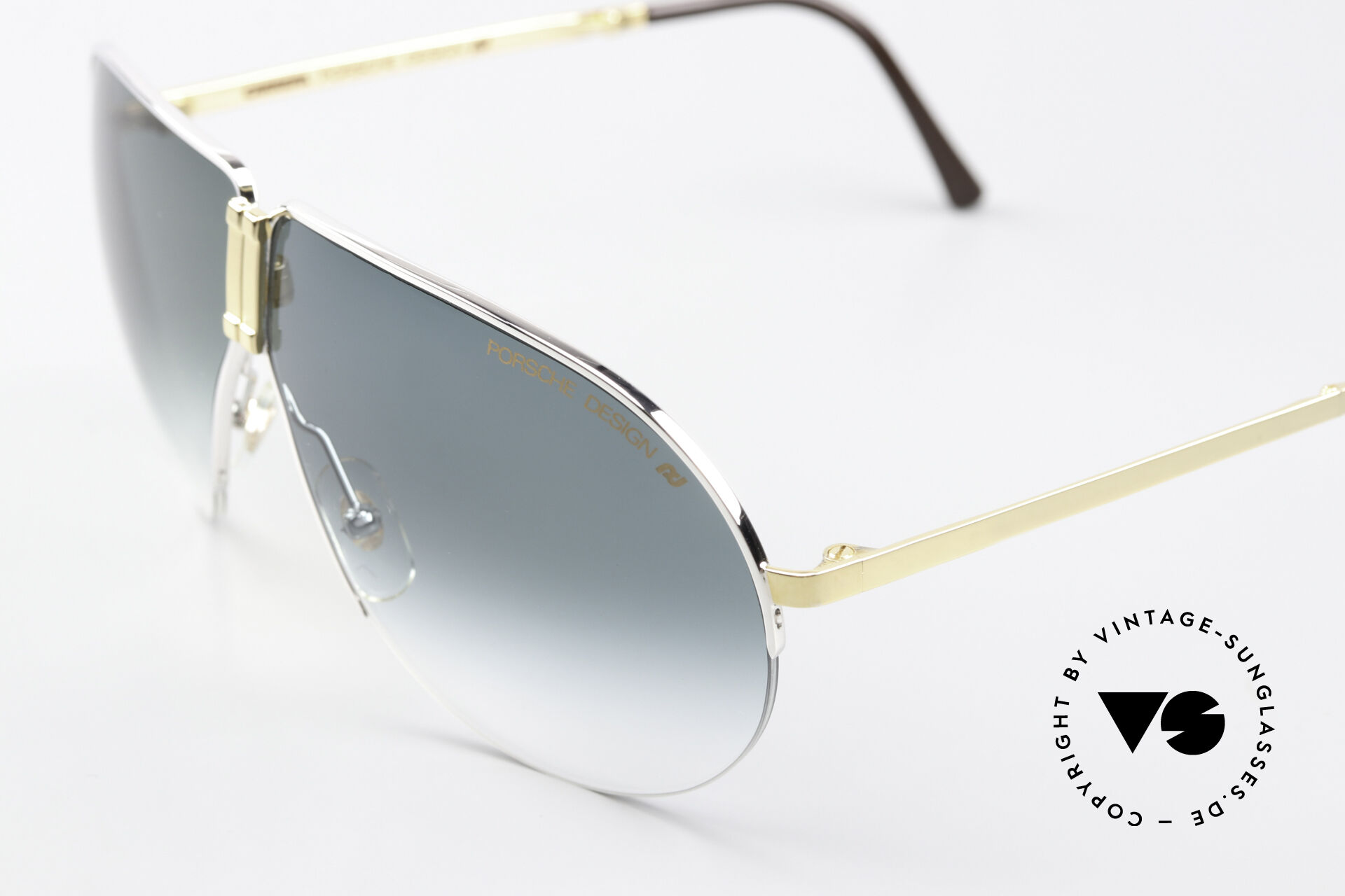 Sunglasses Porsche 5628 Bicolor In Gold And Silver