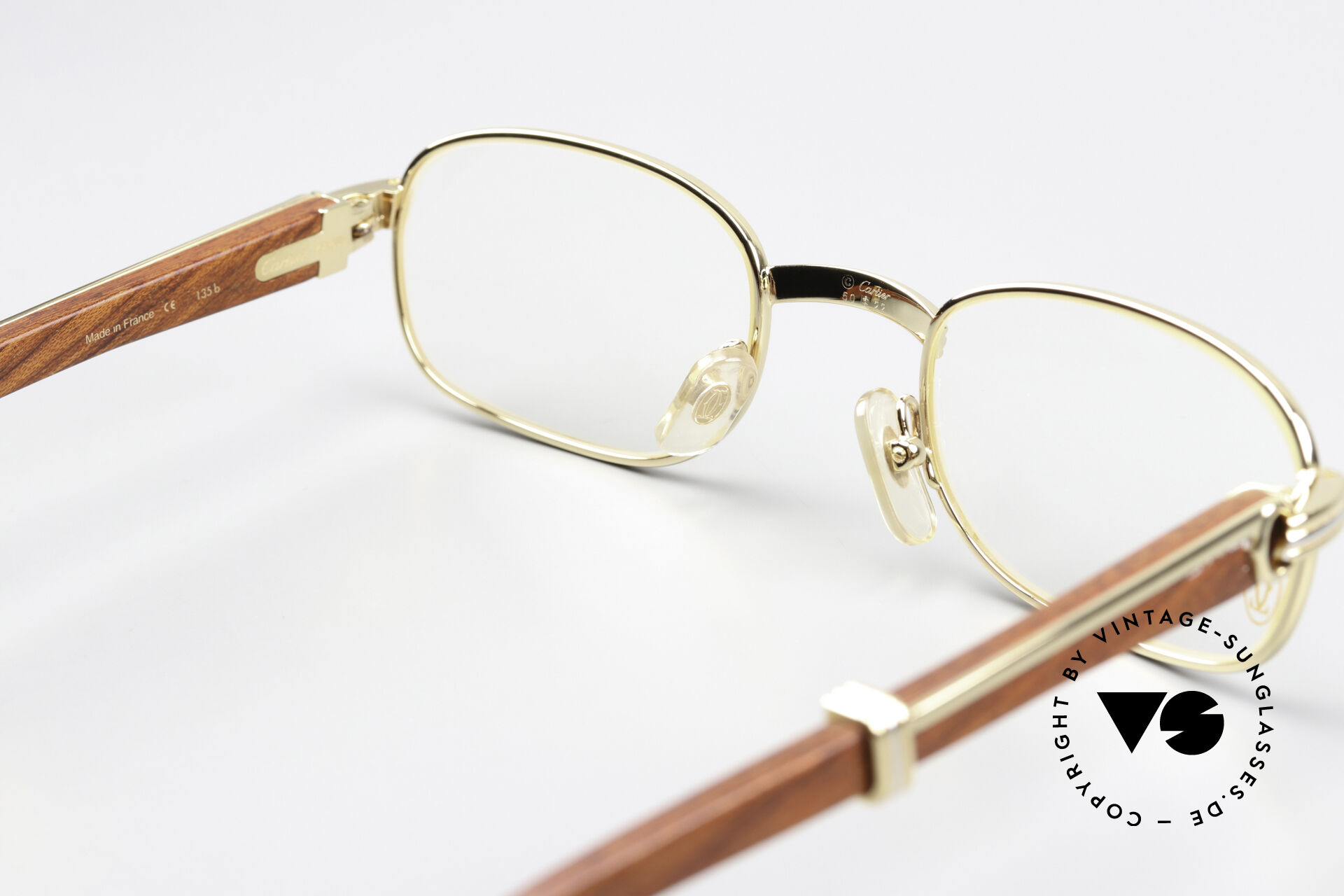Glasses Cartier Breteuil Precious Wood Luxury Specs