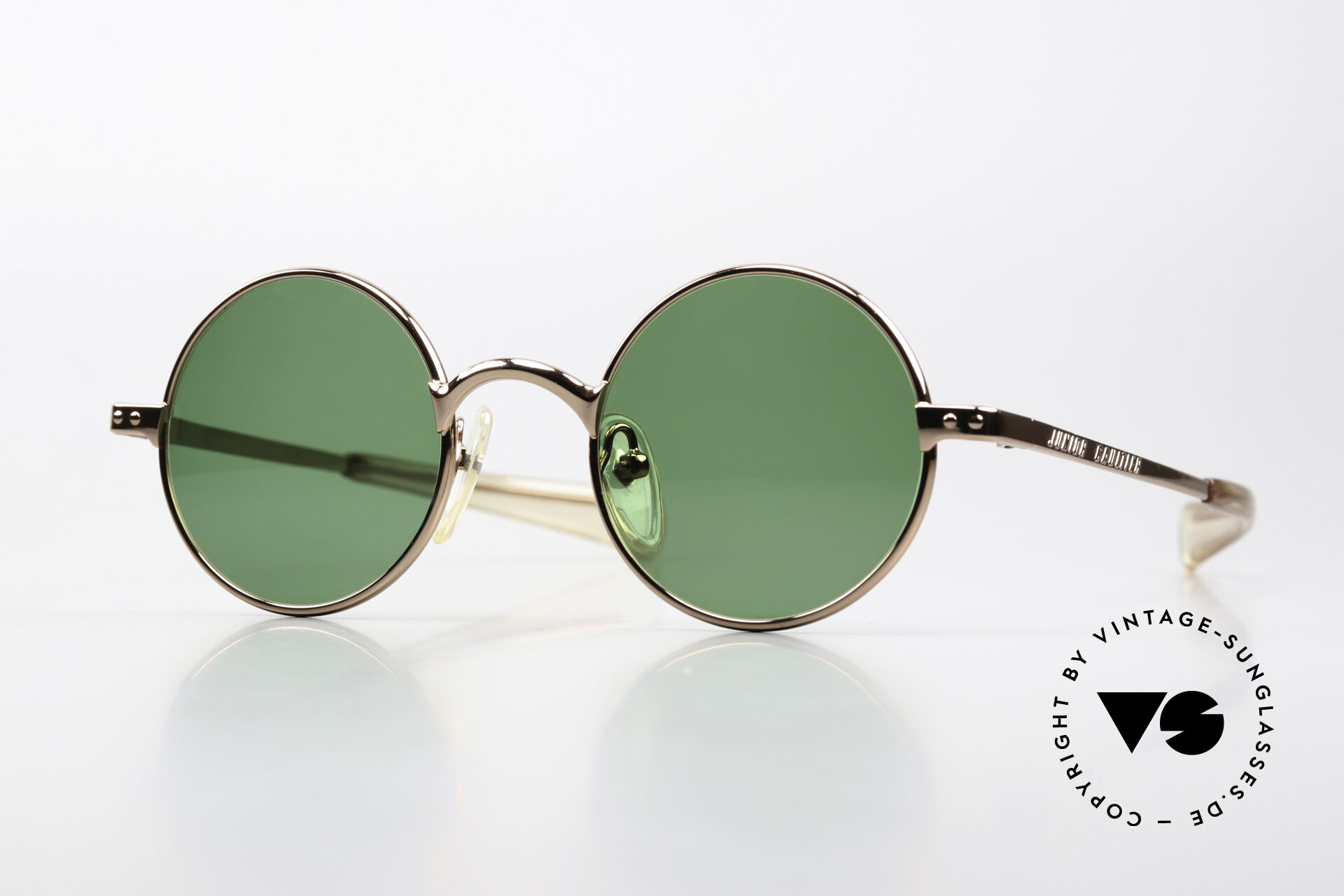 Sunglasses Jean Paul Gaultier 57-0173 Shiny Bronze Frame 90's