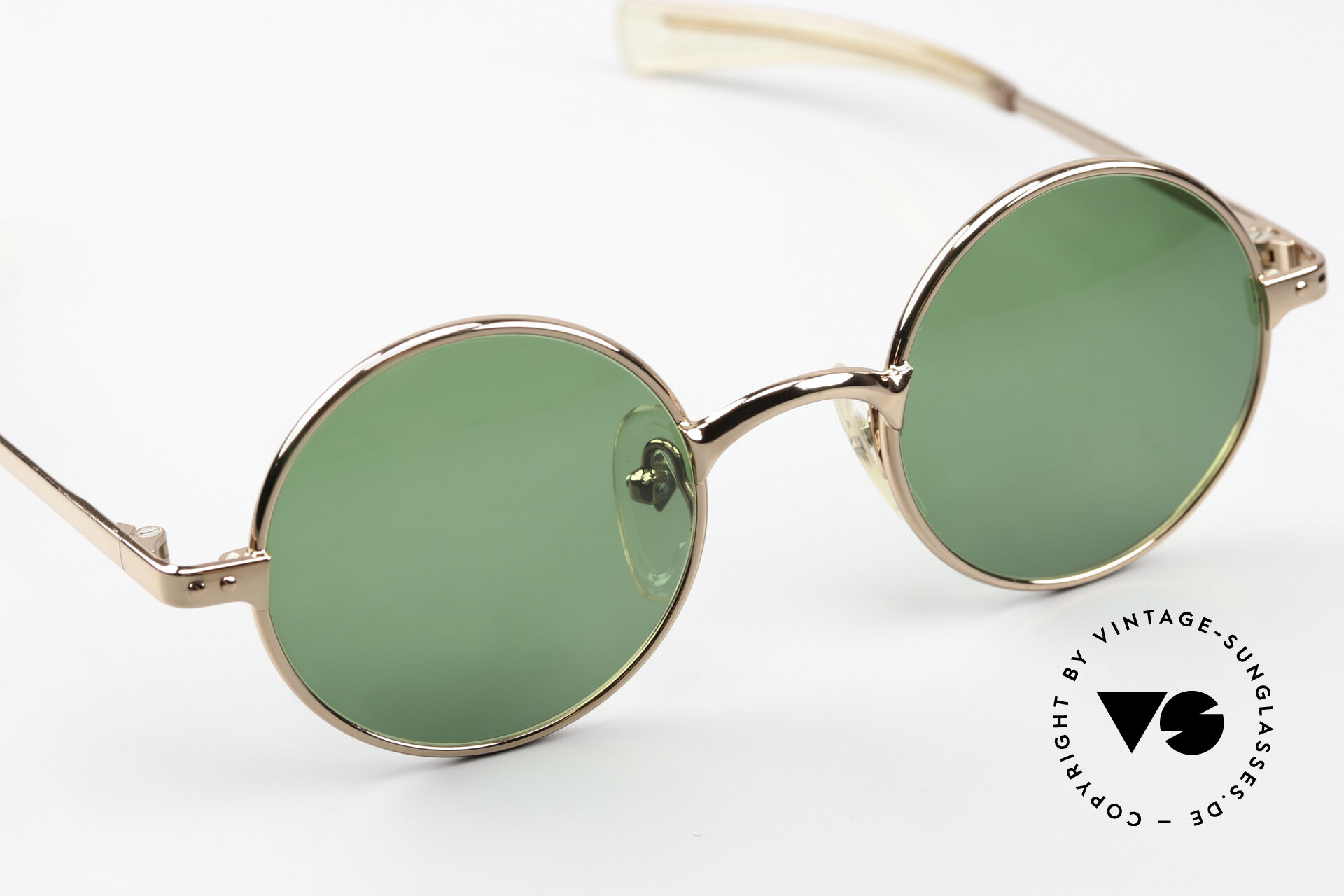 Sunglasses Jean Paul Gaultier 57-0173 Shiny Bronze Frame 90's