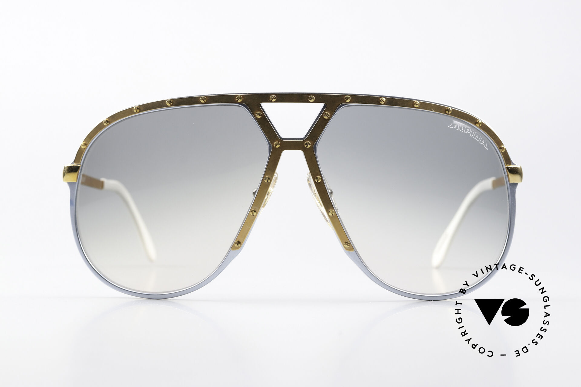 2024年新作 M1 Alpina Sunglasses Baby-Blue Gold & Metallic 小物