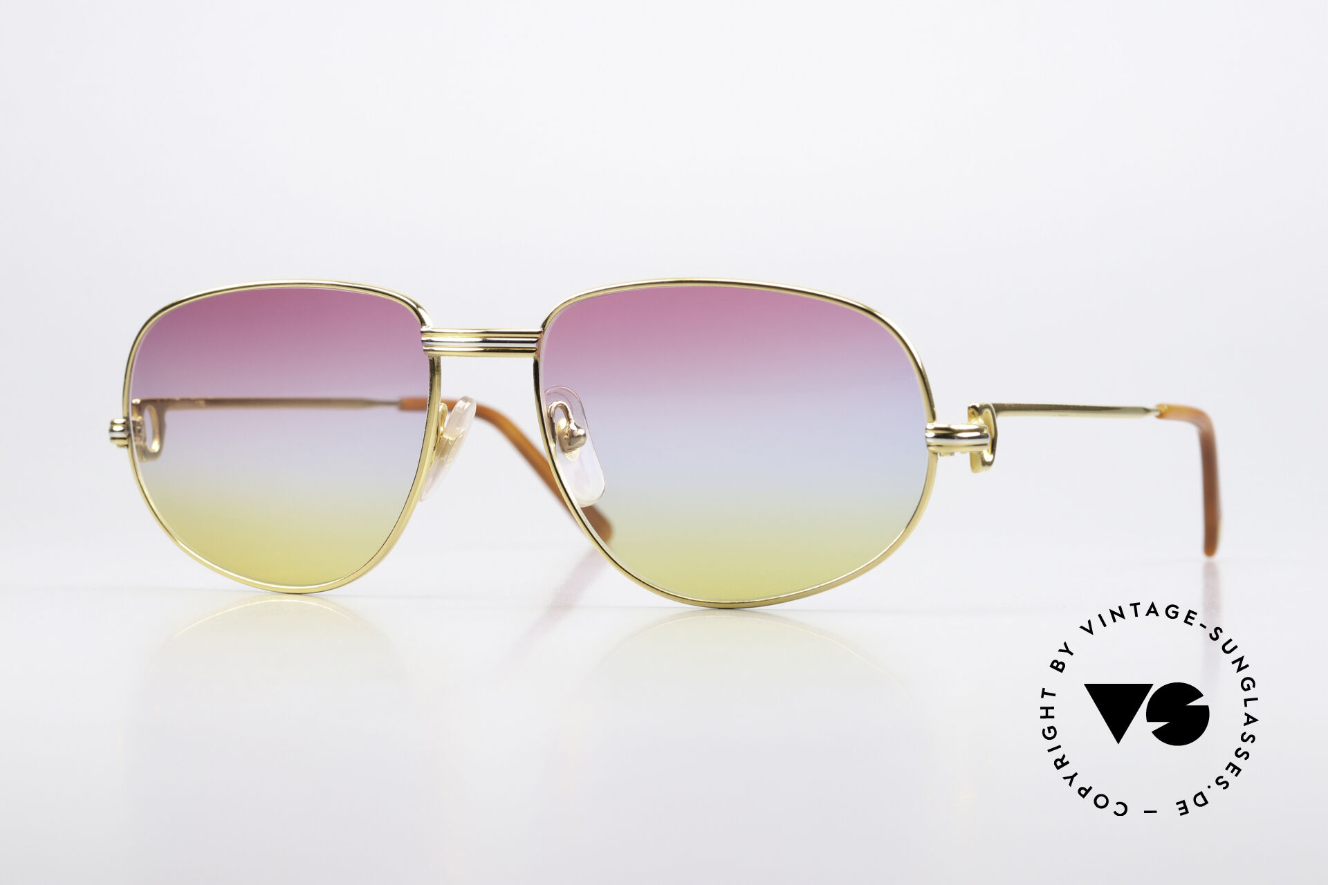 Sunglasses Cartier Romance LC L 80 s Frame Sunrise Lenses
