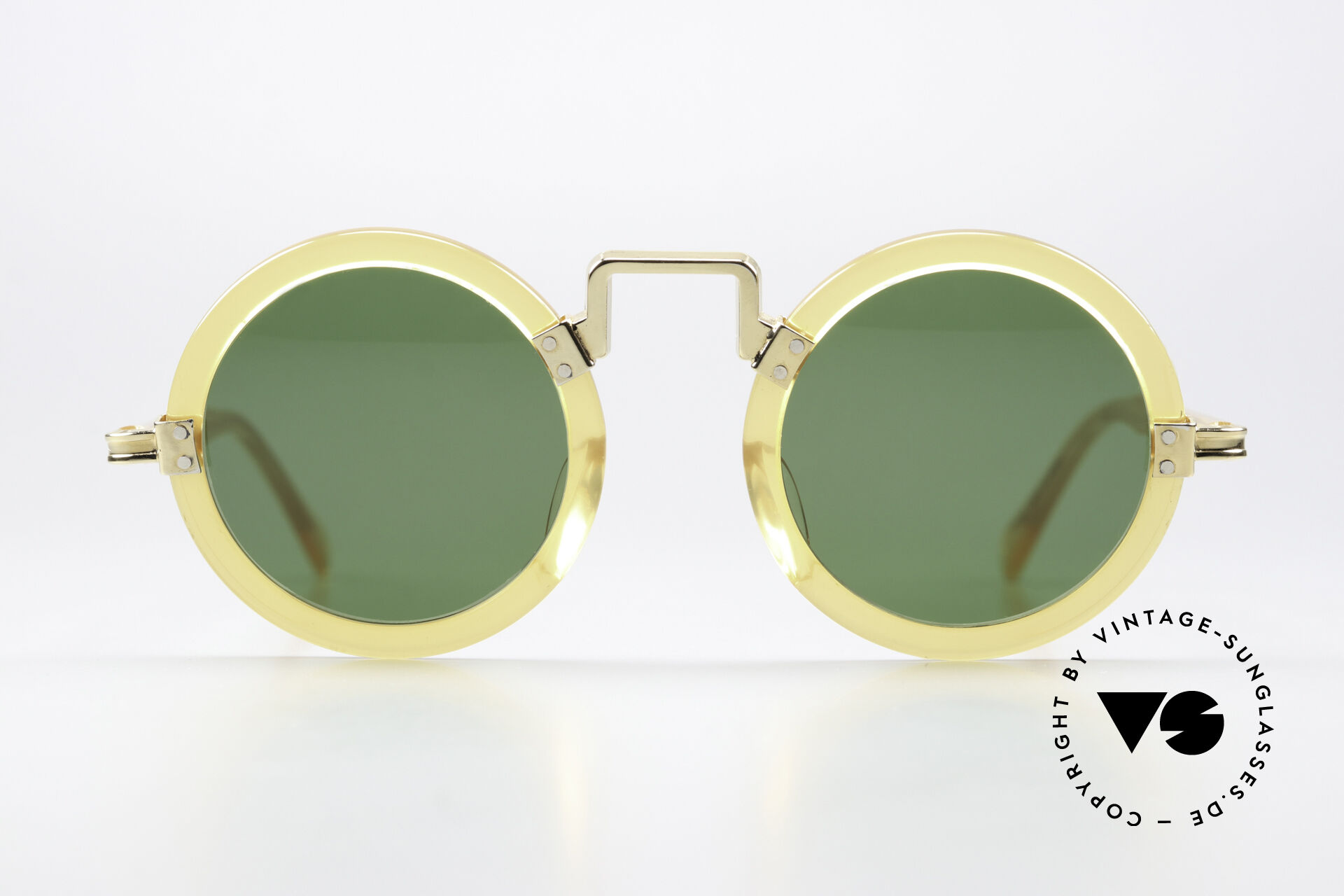 【JeanPaul GAULTIER 】Vネックデザイントップス 40イエロー JeanPaul GAULTIER 】Vネックデザイントップス 40イエロー