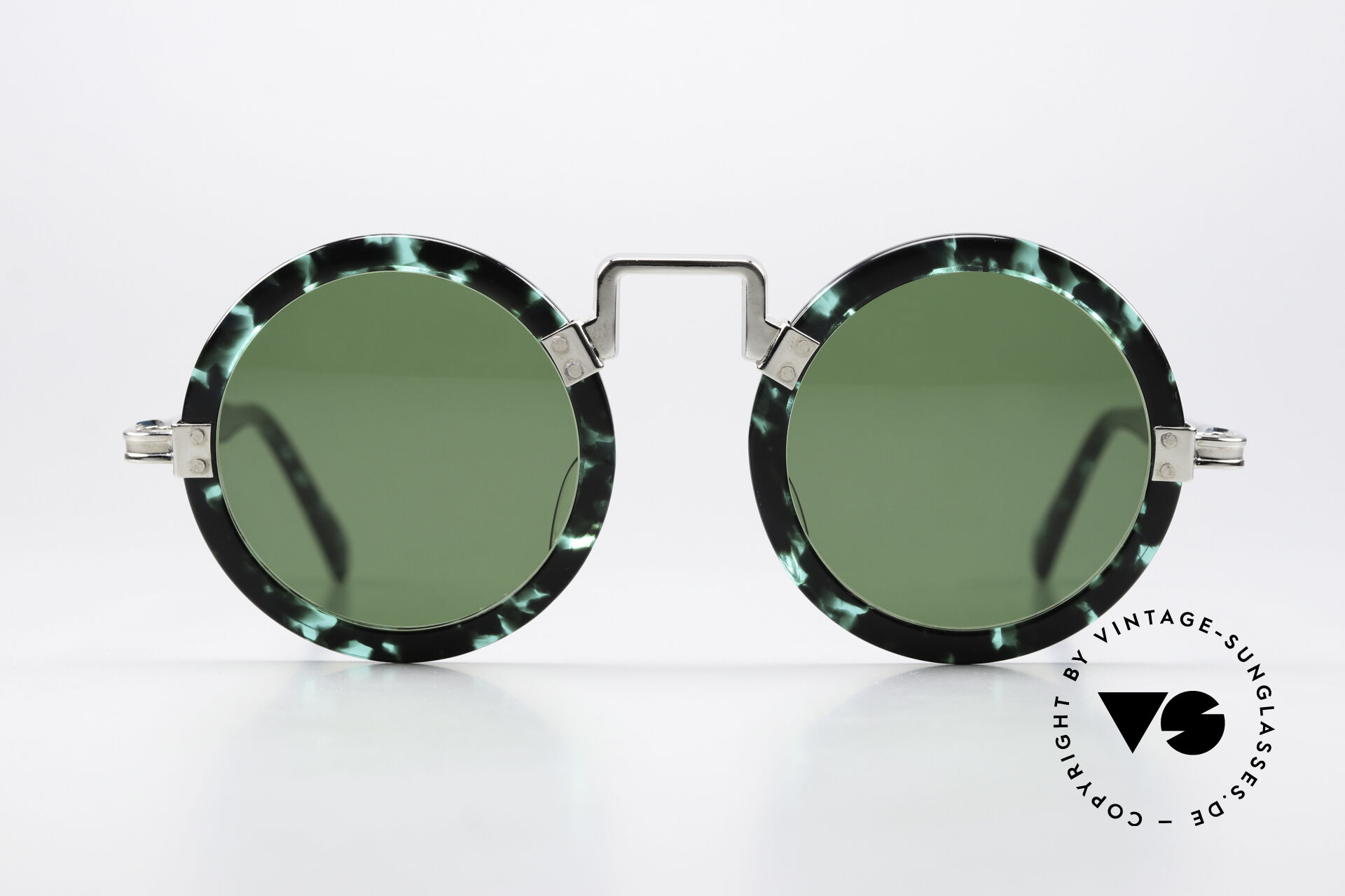 Sunglasses Jean Paul Gaultier 58-0275 90's Frame Emerald Marbled