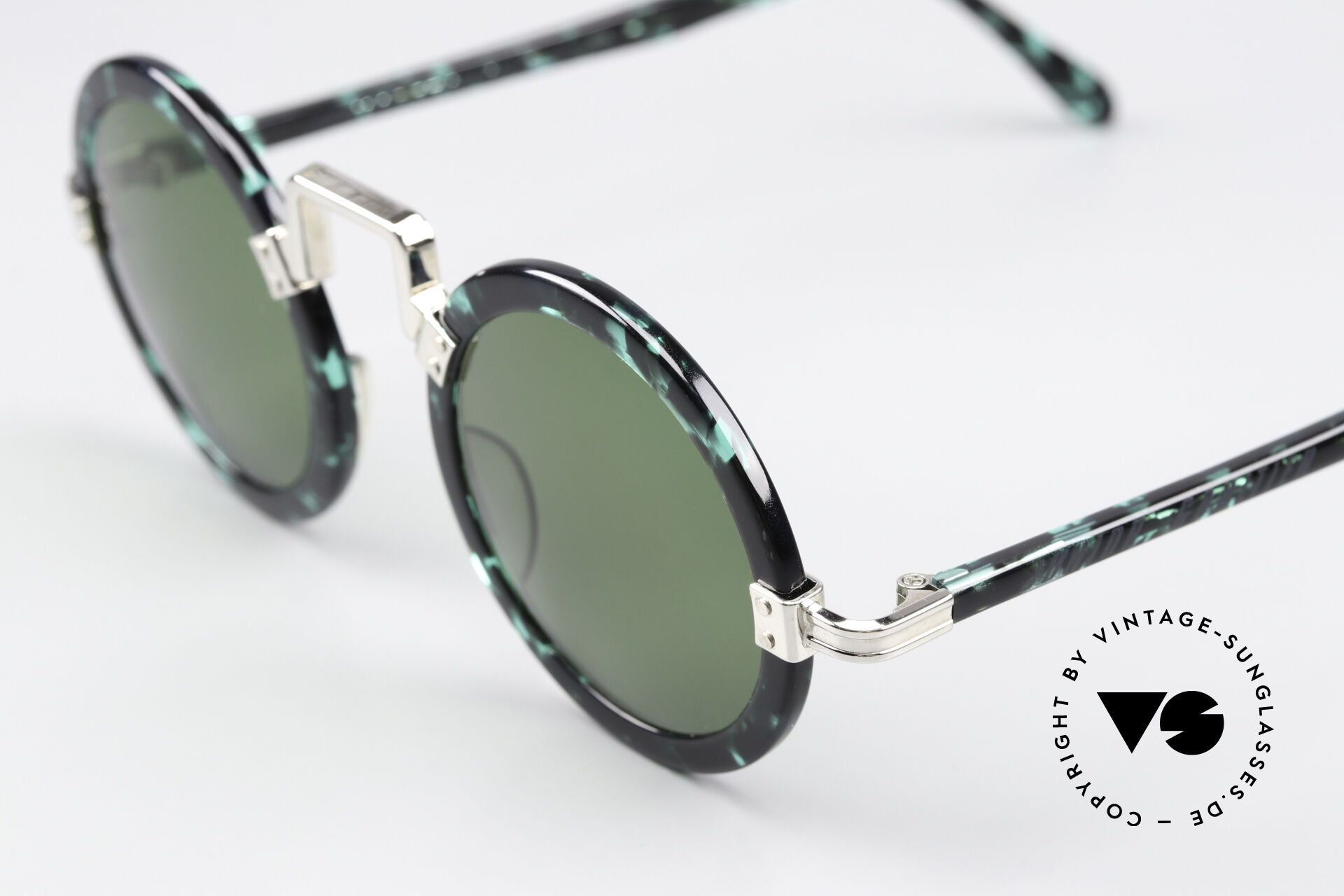 Sunglasses Jean Paul Gaultier 58-0275 90's Frame Emerald Marbled