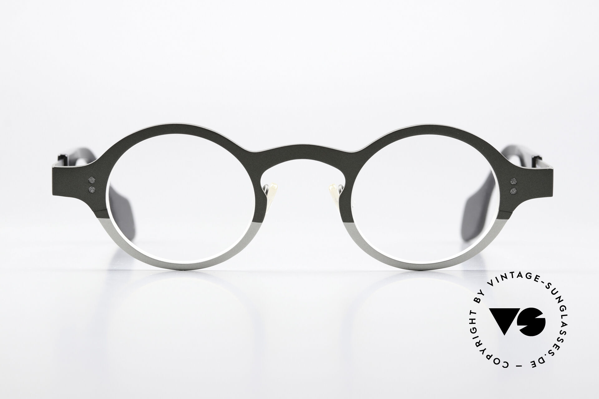 Glasses Theo Belgium Huitante Sept Two-Tone Designer Glasses
