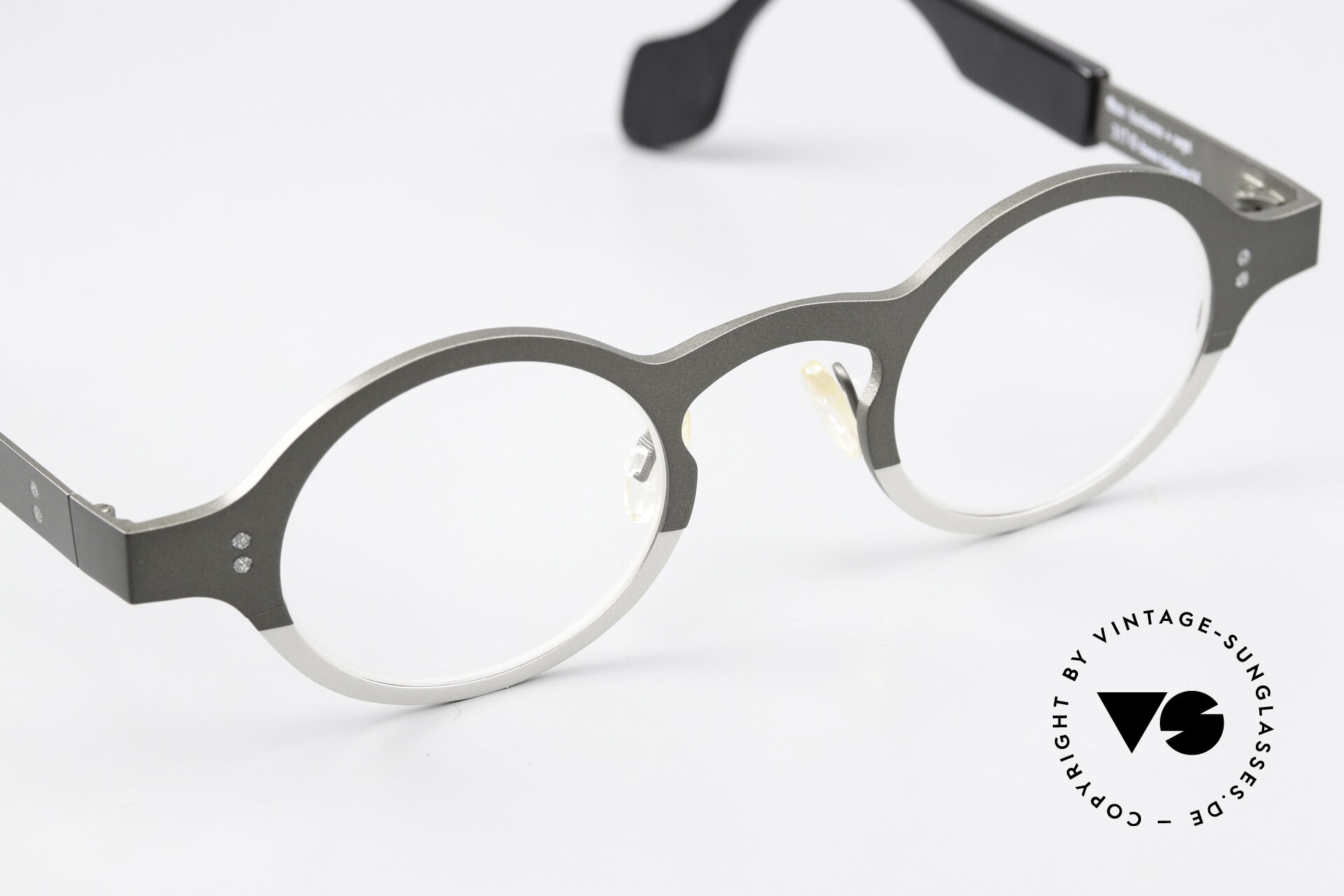 Glasses Theo Belgium Huitante Sept Two-Tone Designer Glasses