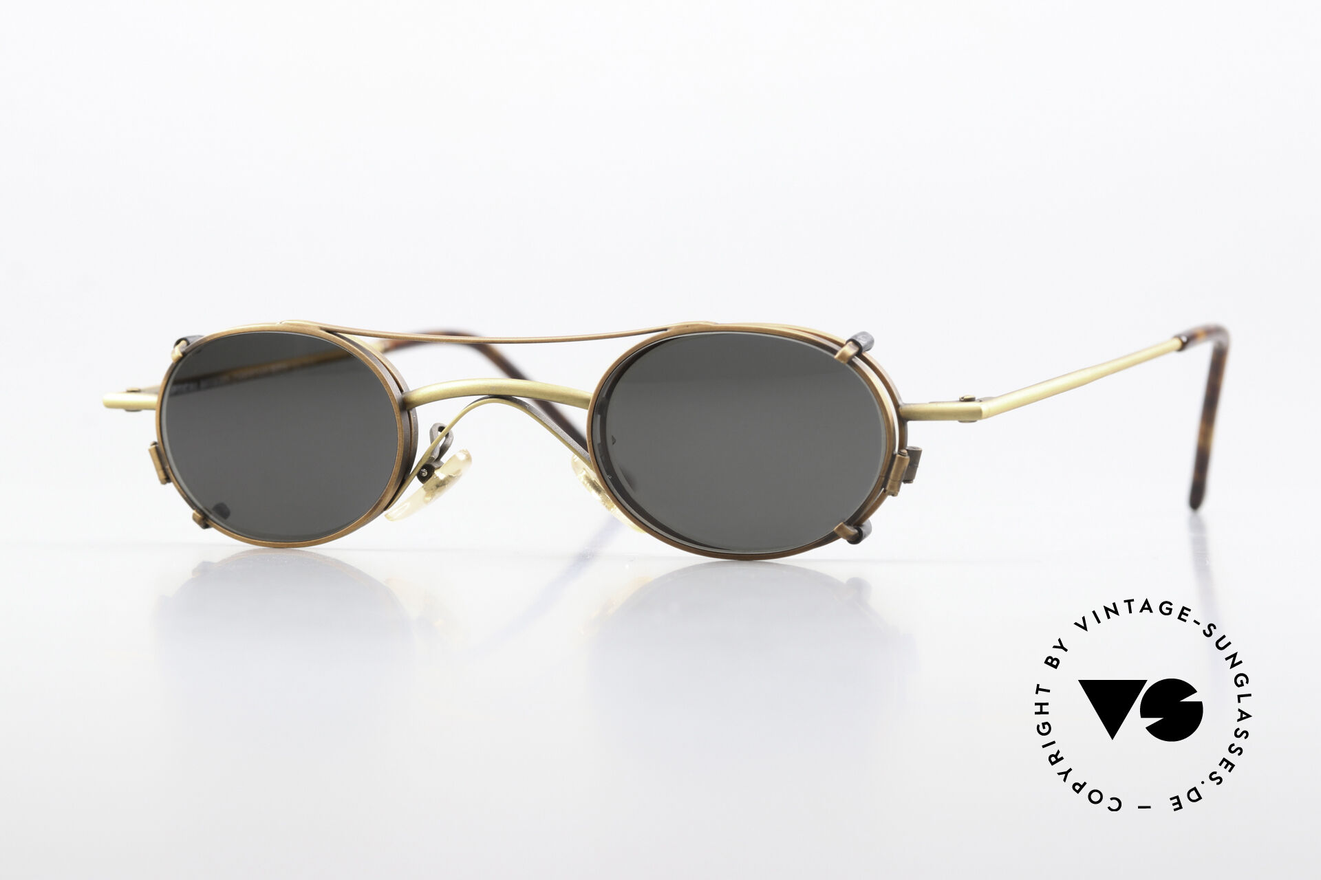 Sunglasses Christian Roth 2400 Oval Clip On Frame 1992