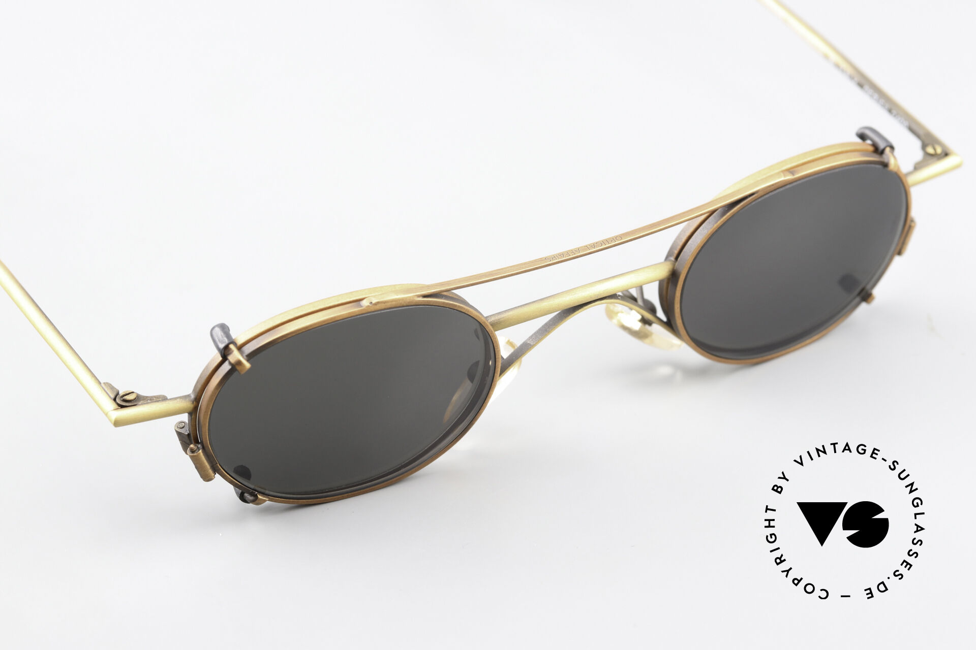Sunglasses Christian Roth 2400 Oval Clip On Frame 1992