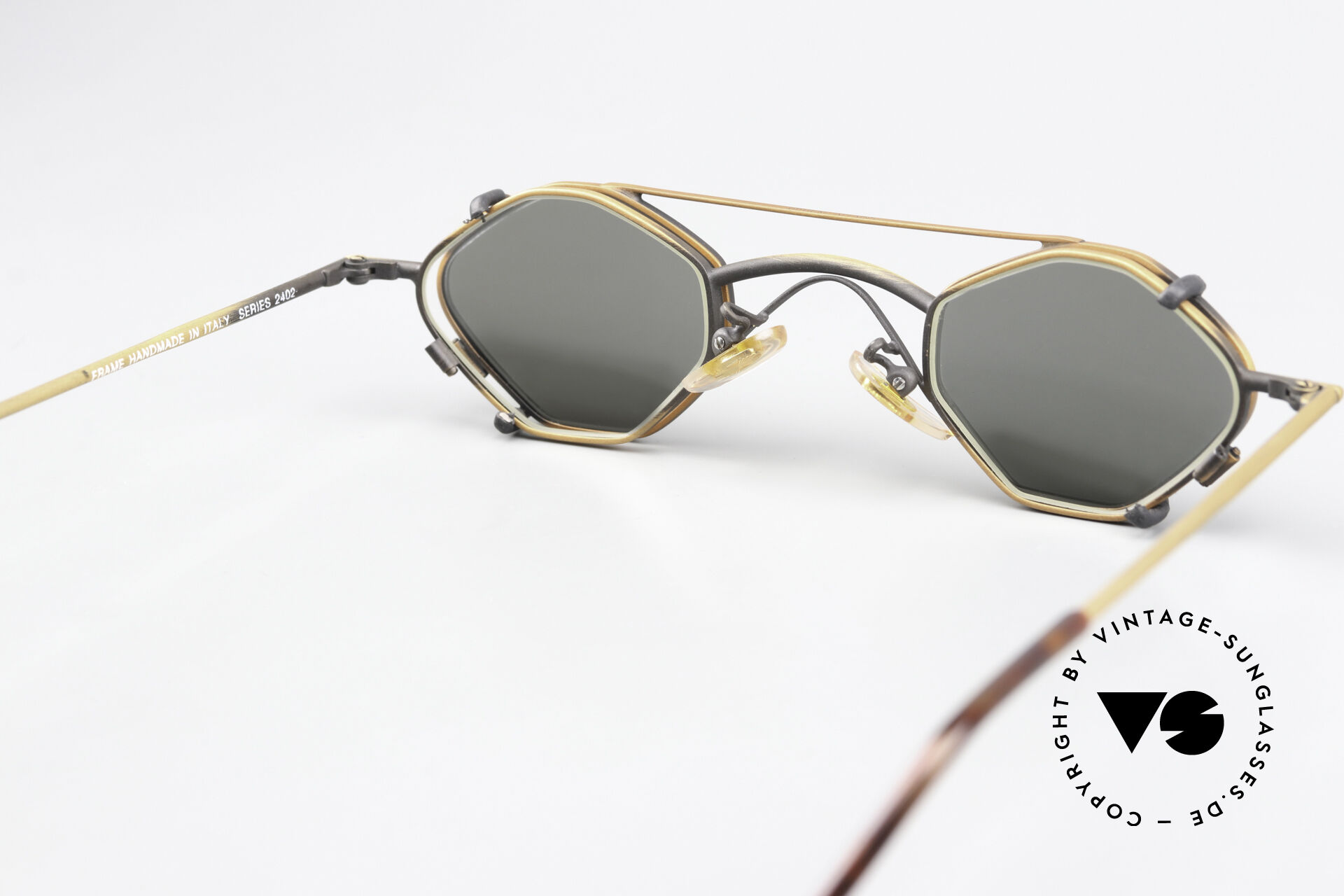 Sunglasses Christian Roth 2402 Octagonal Glasses Antique