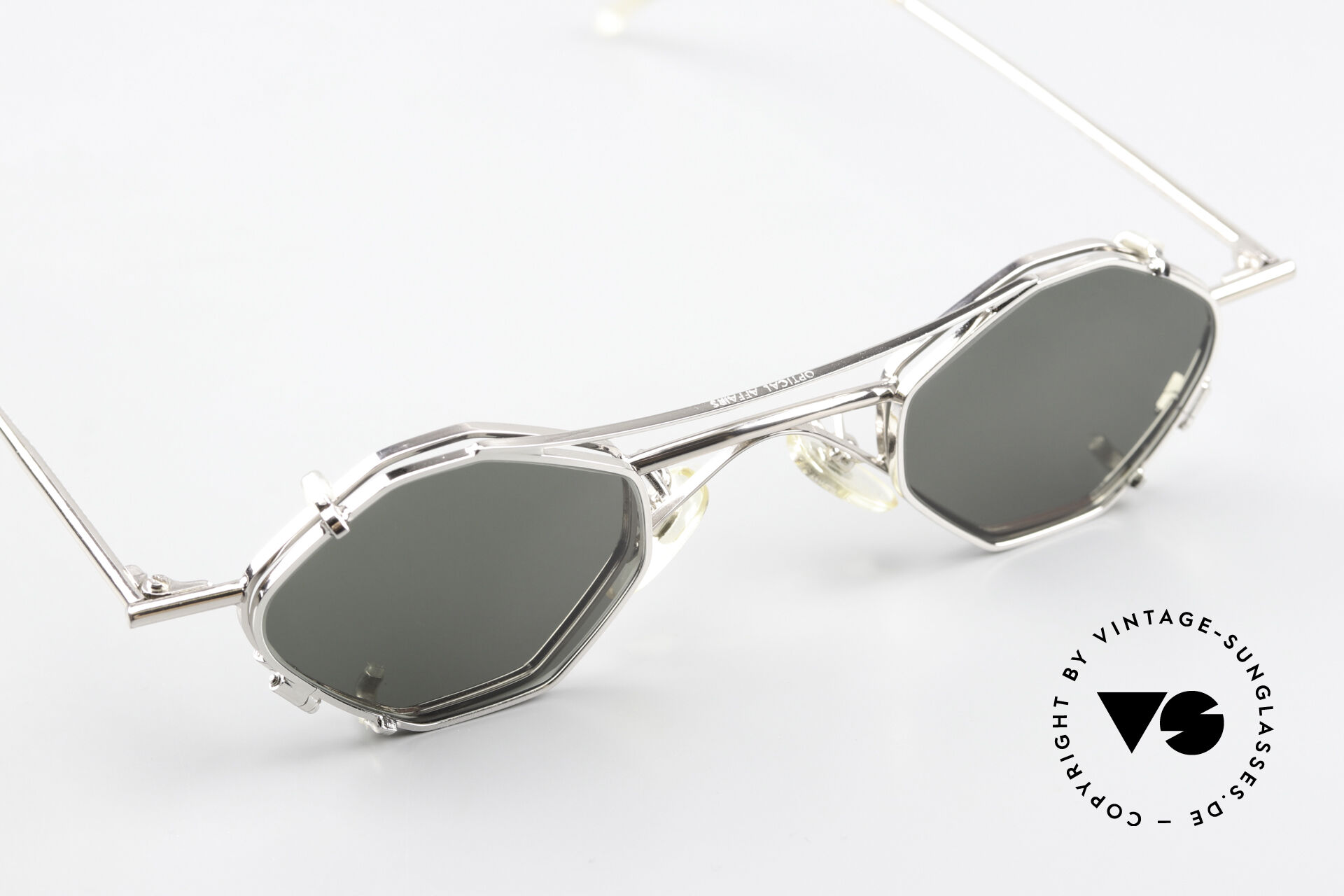 Sunglasses Christian Roth 2402 Octagonal Frame Sun Clip
