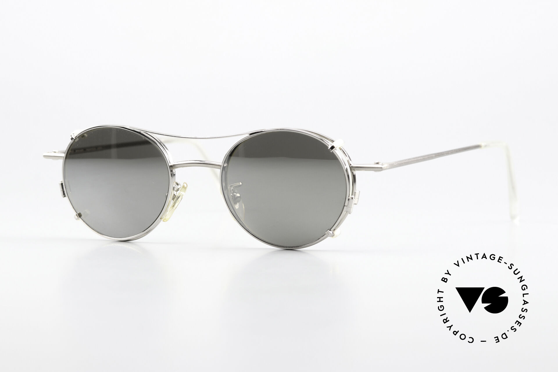 Sunglasses Christian Roth 2405 Silver Mirrored Sun Clip