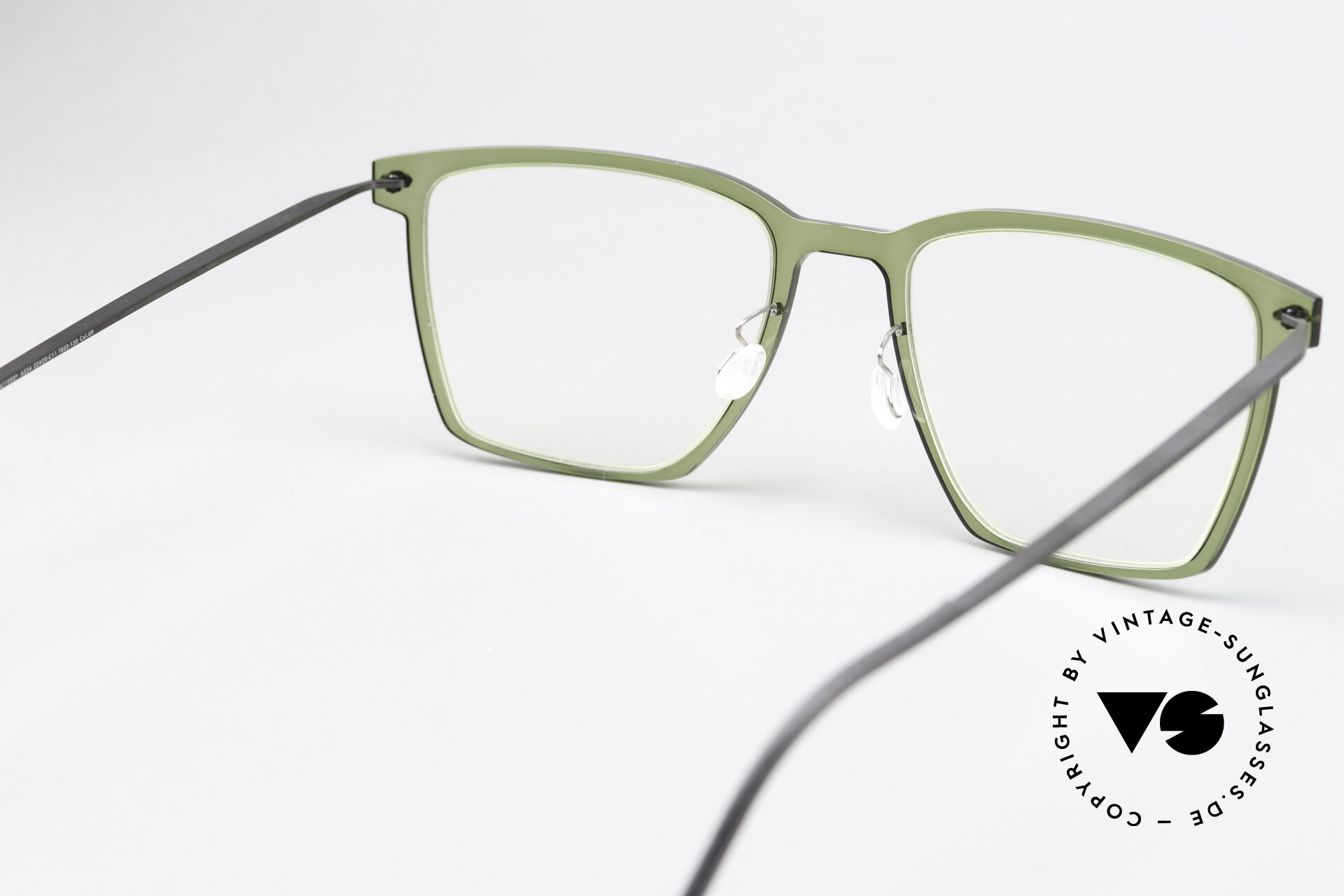 邦楽 LINDBERG  SINGLES Glasses Lindberg 6554 NOW Square Designer Eyeglasses
