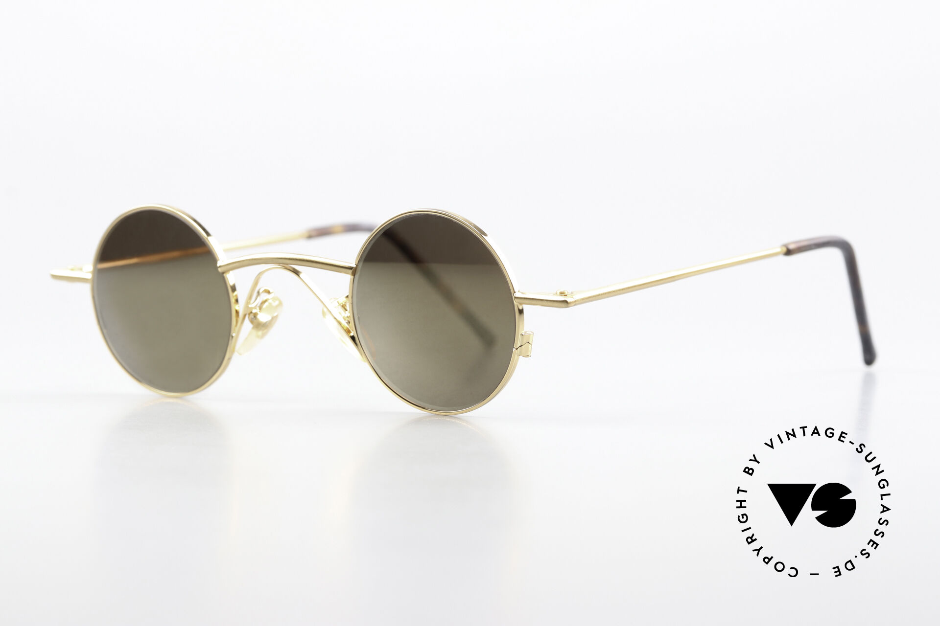 Sunglasses Christian Roth 2408 Gold Mirrored Sun Lenses