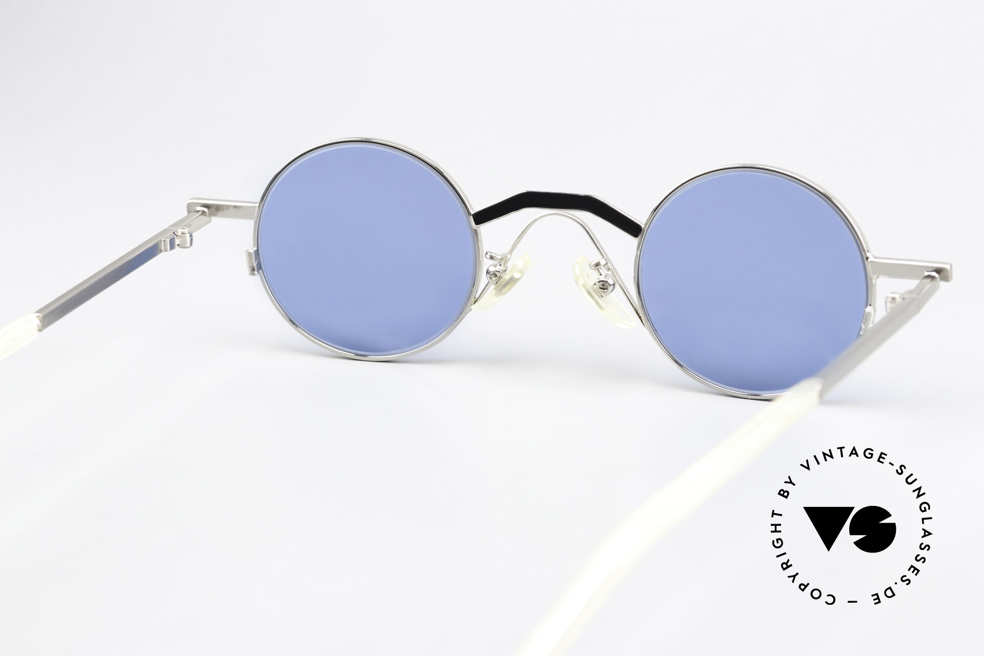 Vintage Beau Monde Chiswick round metal sunglasses Shop Vintage BUENO 90 main image 2