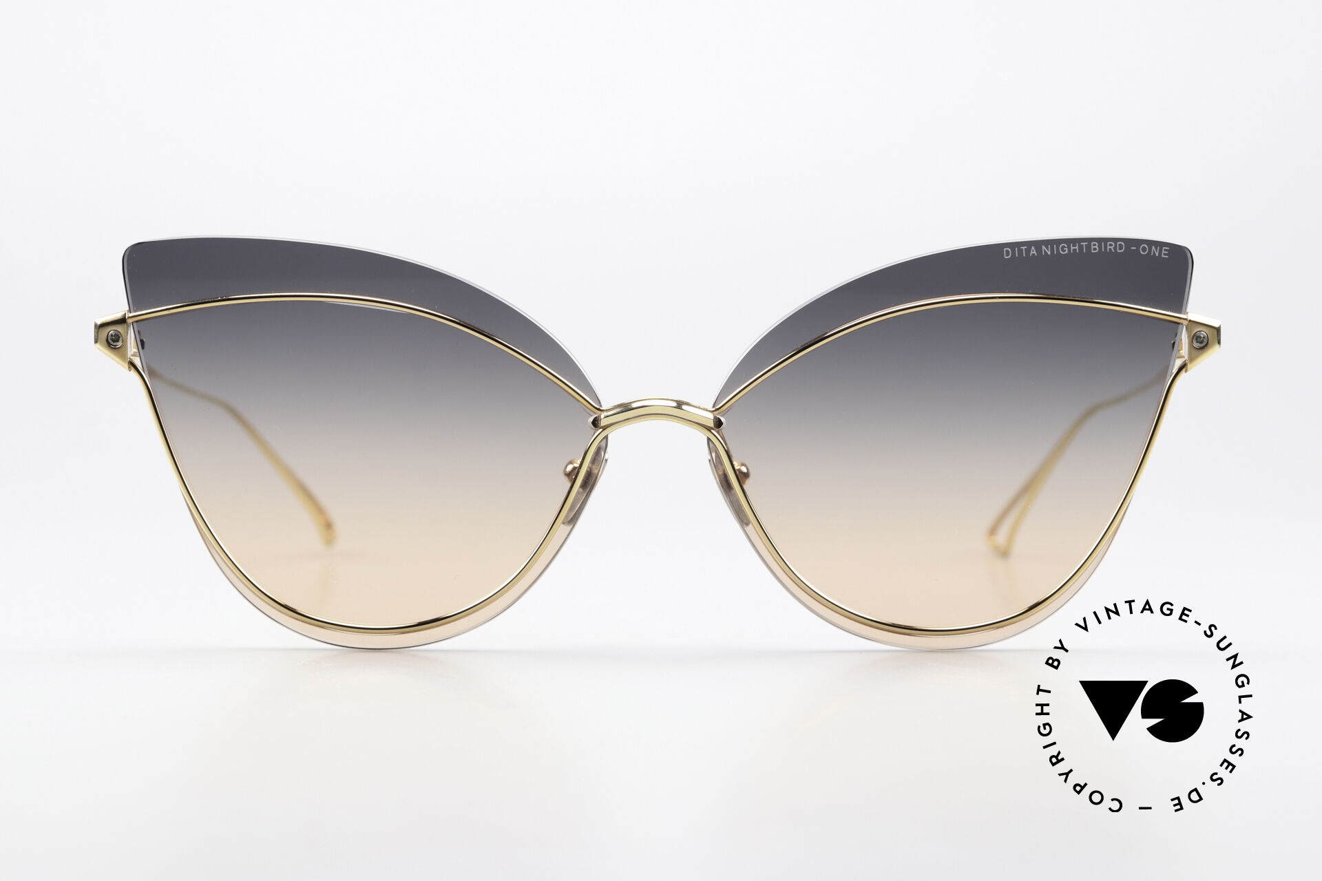 Sunglasses DITA Nightbird One Magical Cat-Eye Shades display picture 1