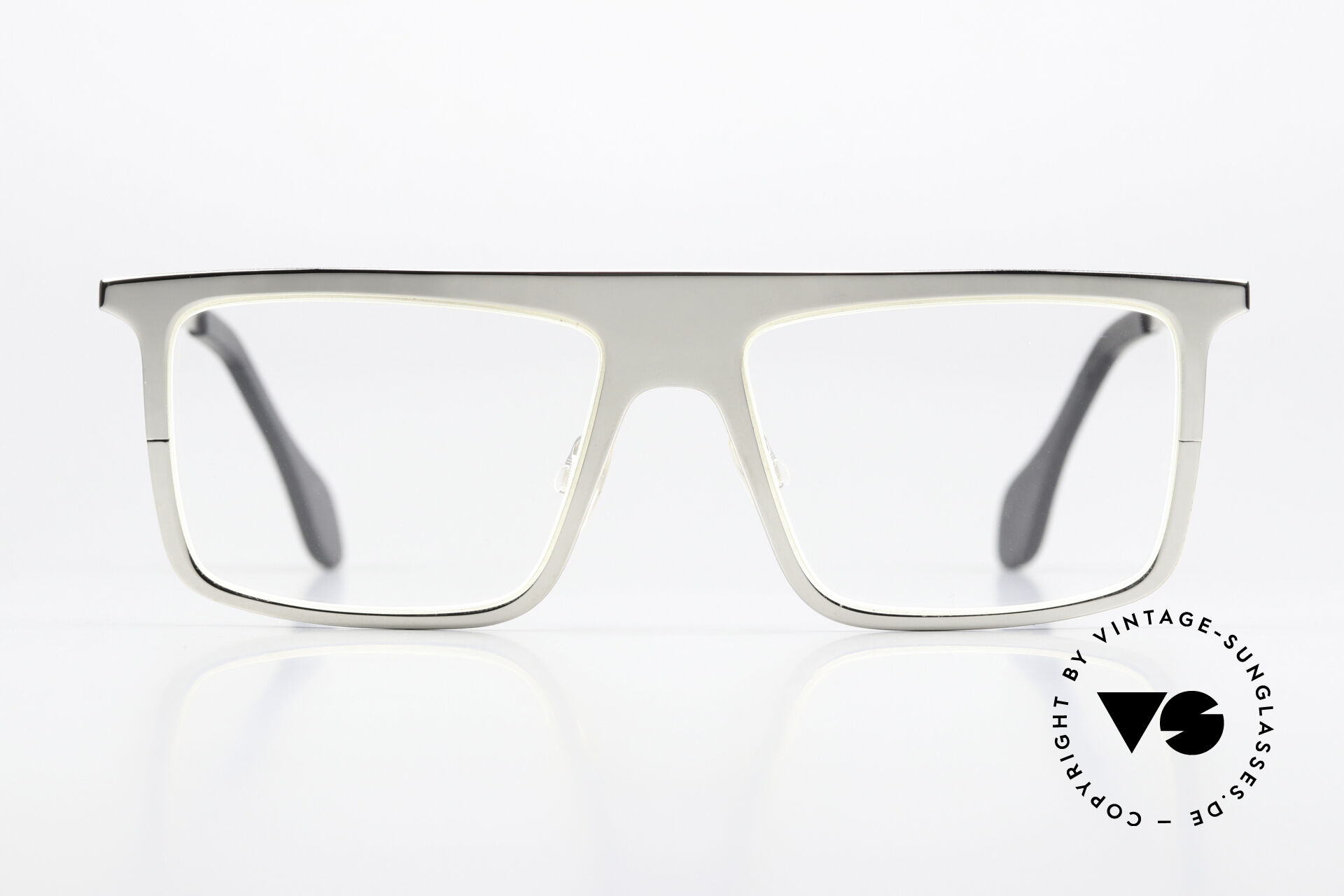 Glasses Theo Belgium Mille 27 Shiny Chrome Palladium