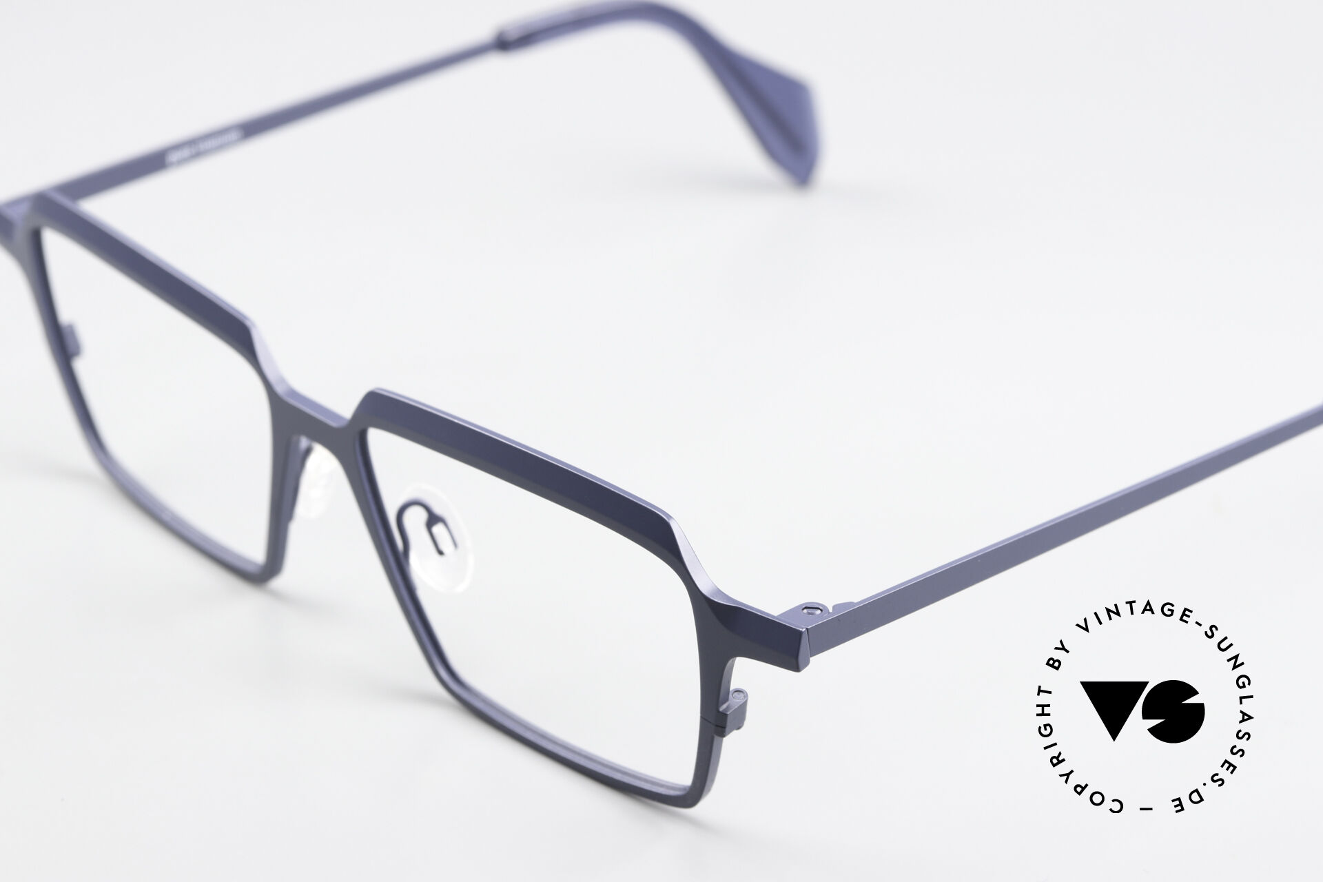 Glasses Theo Belgium Flanders Square Titanium Eyewear