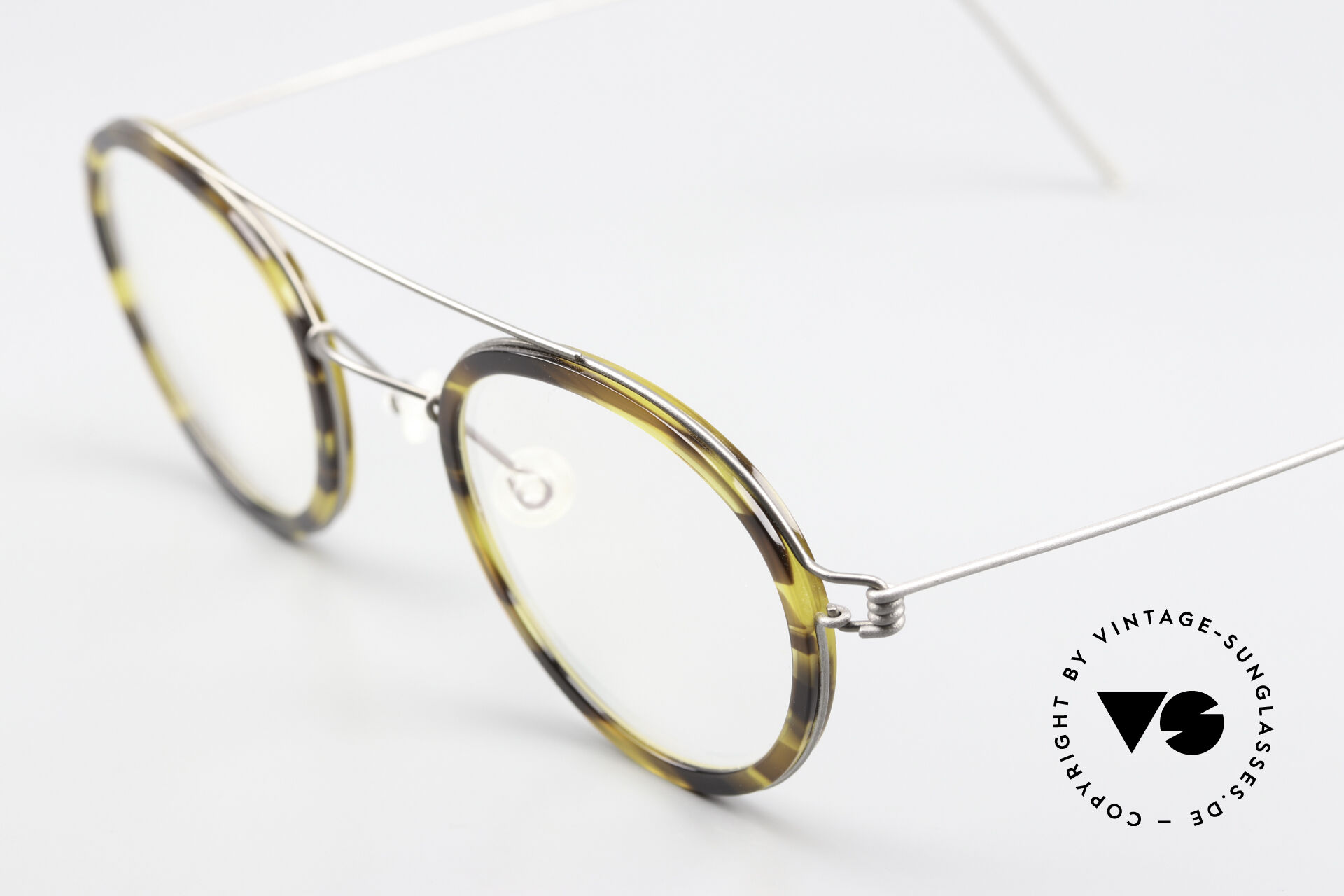 Glasses Lindberg Teitur 46 Air Titan Rim Striking Panto