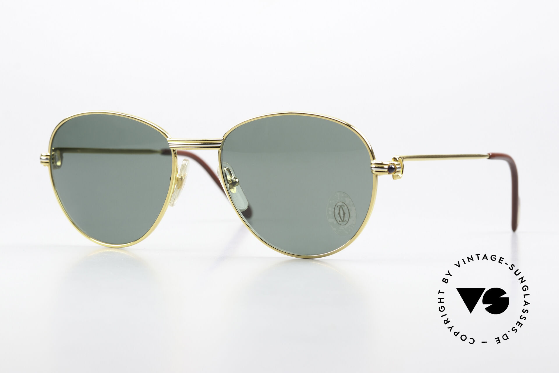 Sunglasses Cartier S Saphirs 0,94 ct - M With Real Sapphires