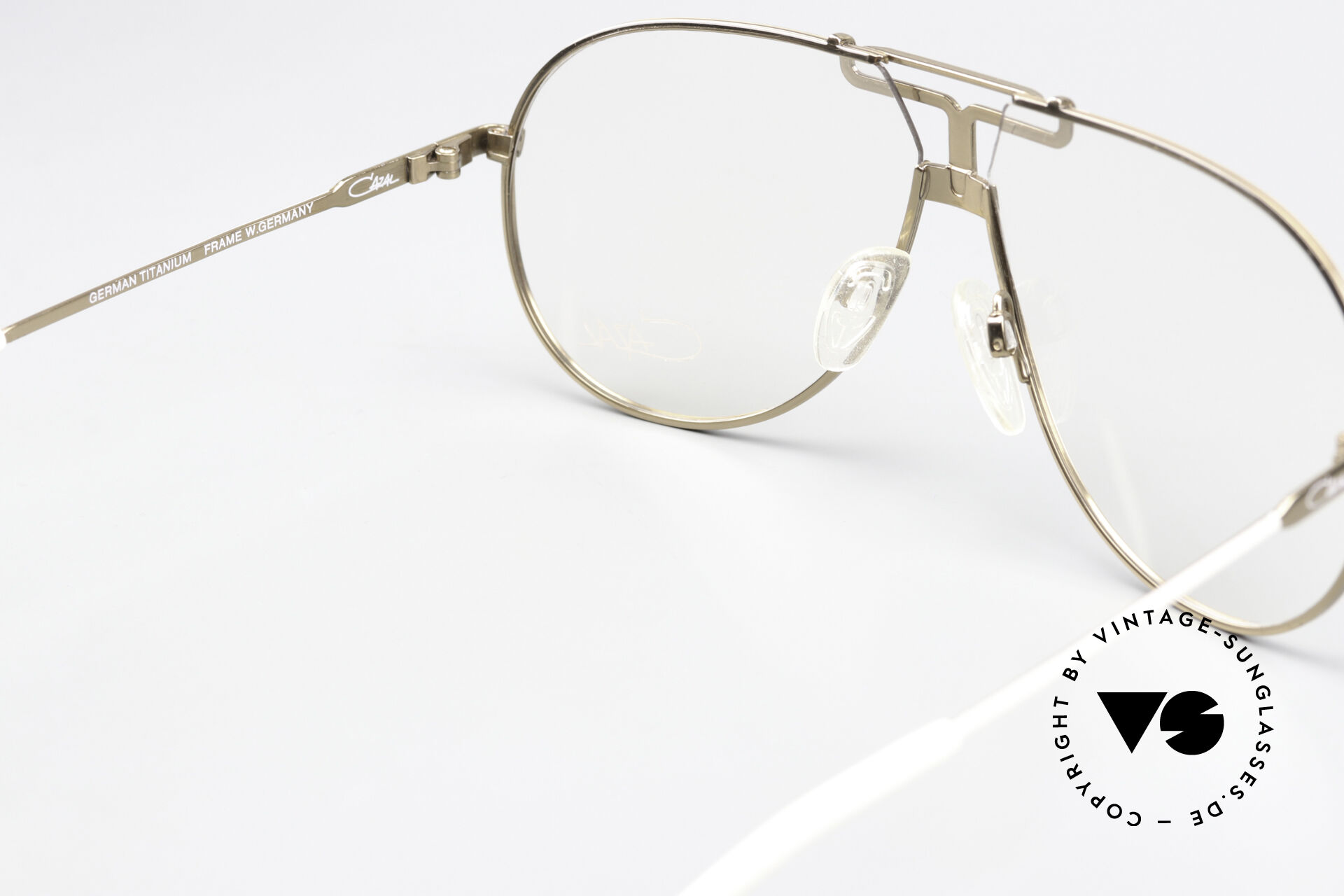 【爆売り！】 Glasses Germany West Frame Titanium 731 Cazal 小物