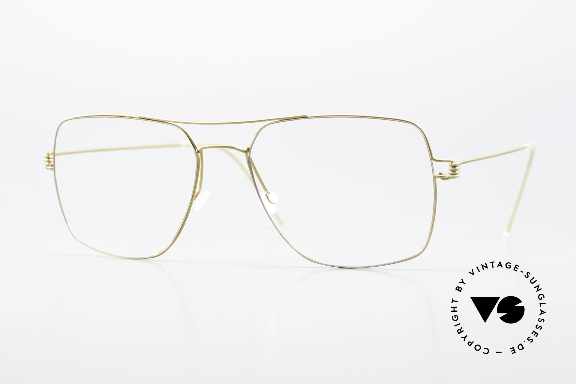Glasses Lindberg Joshua Air Titan Rim Square Aviator Glasses