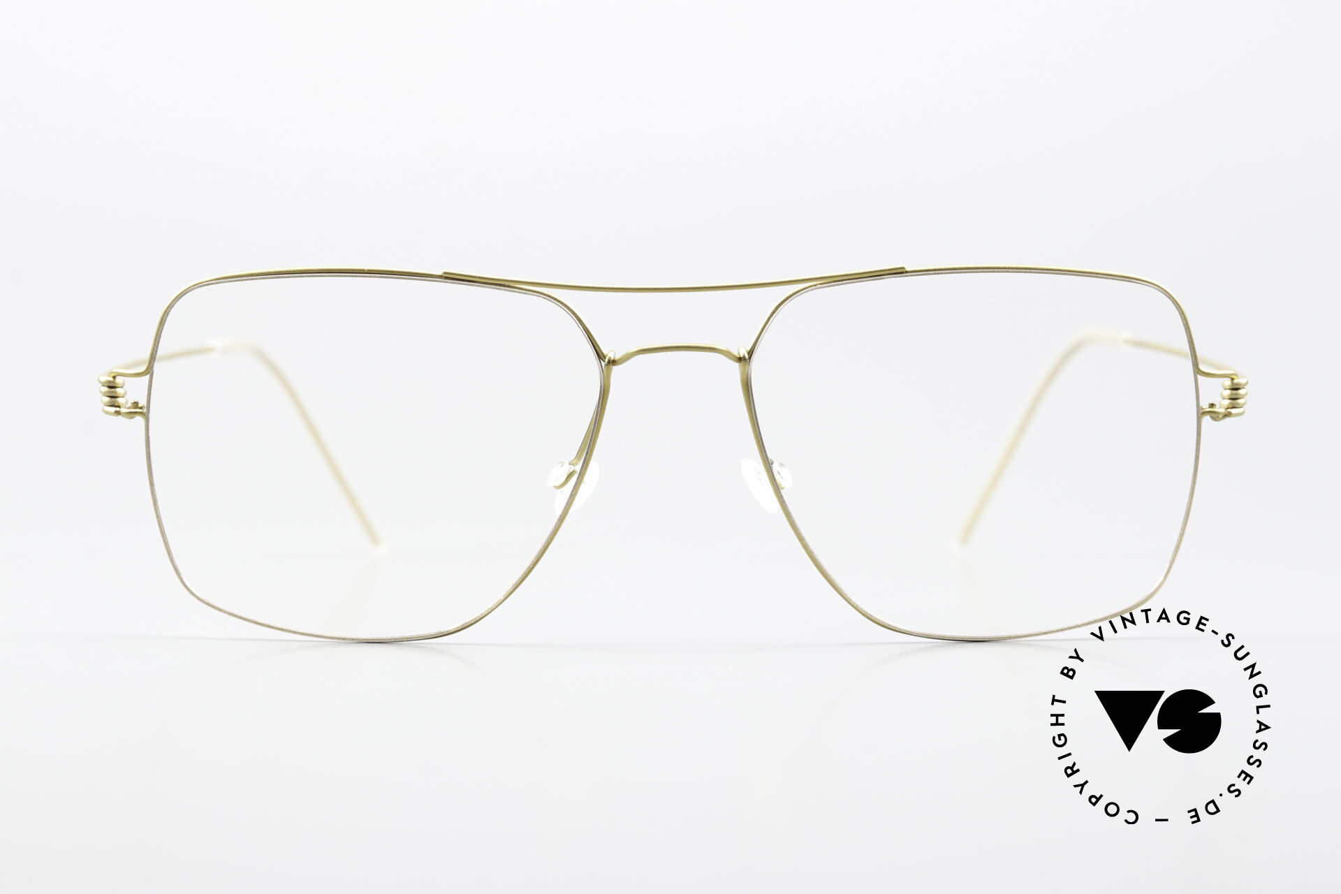 Glasses Lindberg Joshua Air Titan Rim Square Aviator Glasses