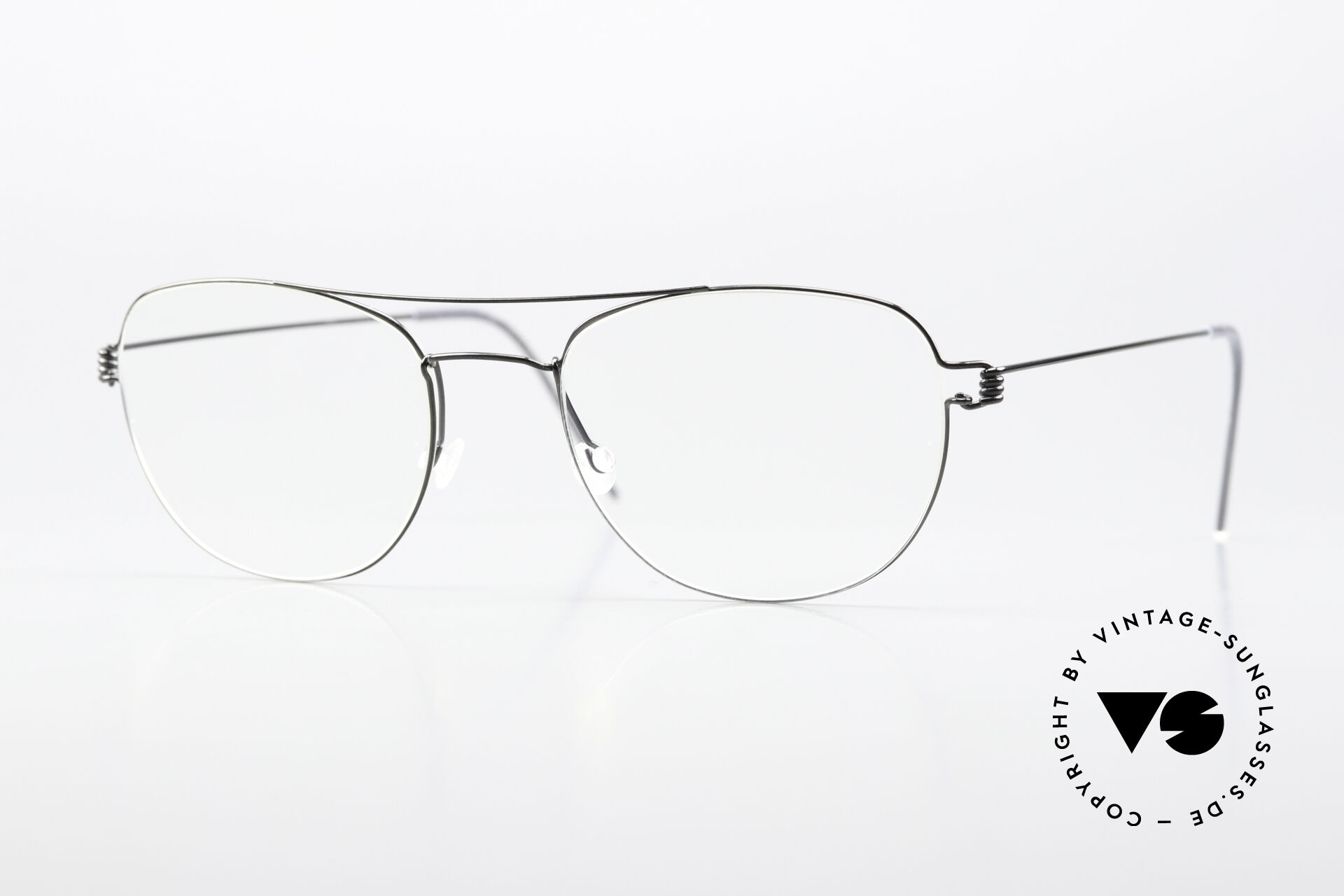 Glasses Lindberg Ole Air Titan Rim Round Aviator Design