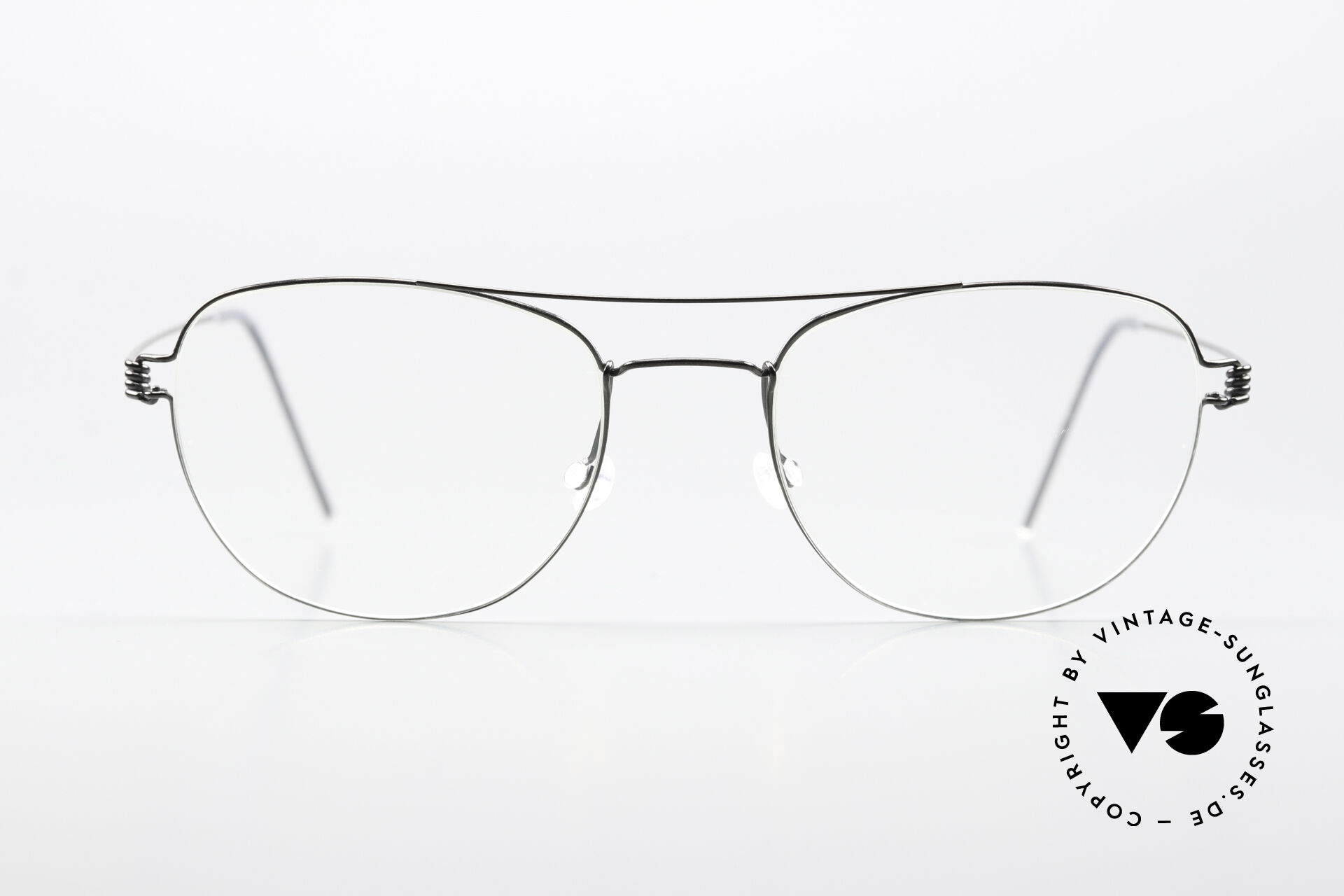 Glasses Lindberg Ole Air Titan Rim Round Aviator Design