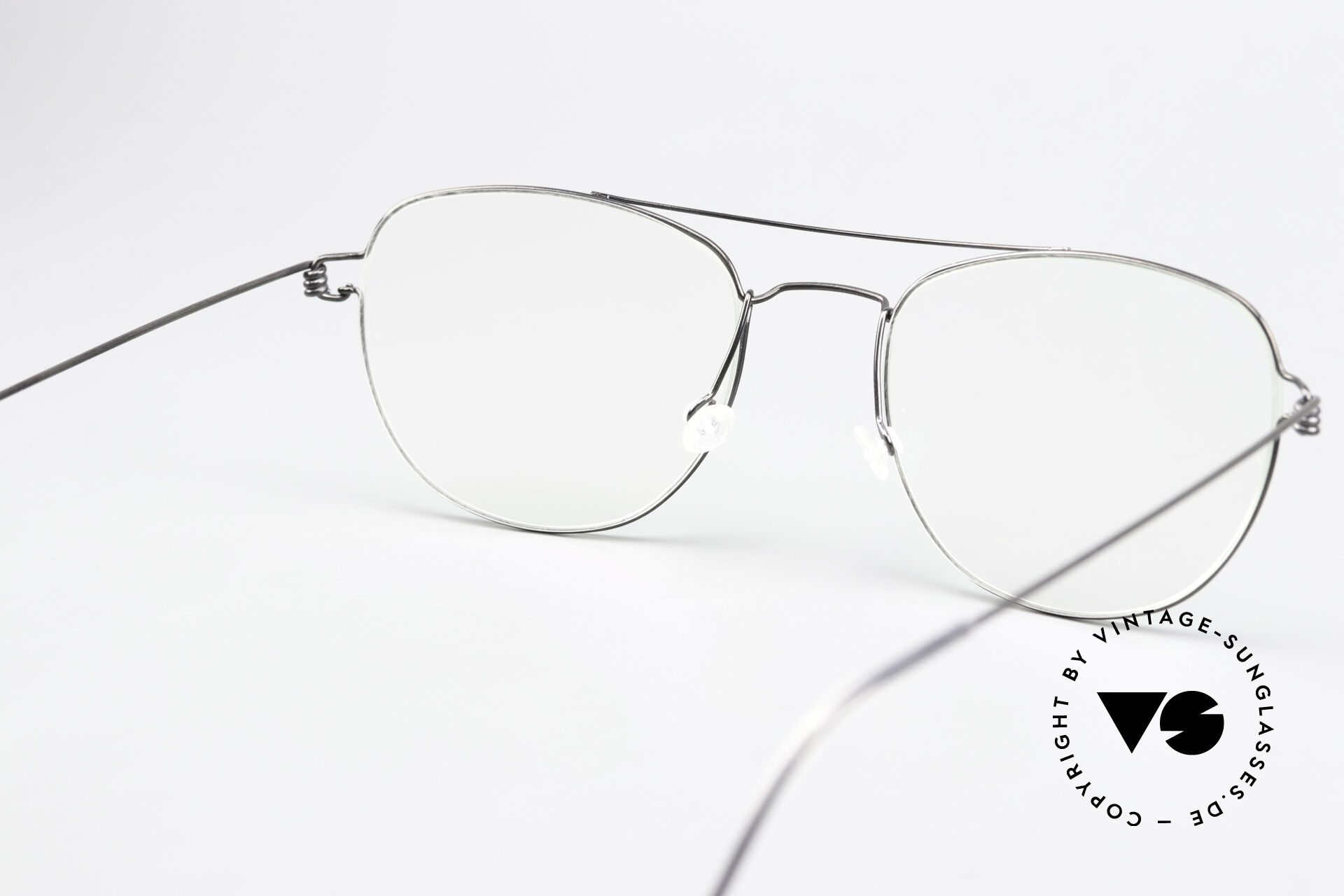 Glasses Lindberg Ole Air Titan Rim Round Aviator Design