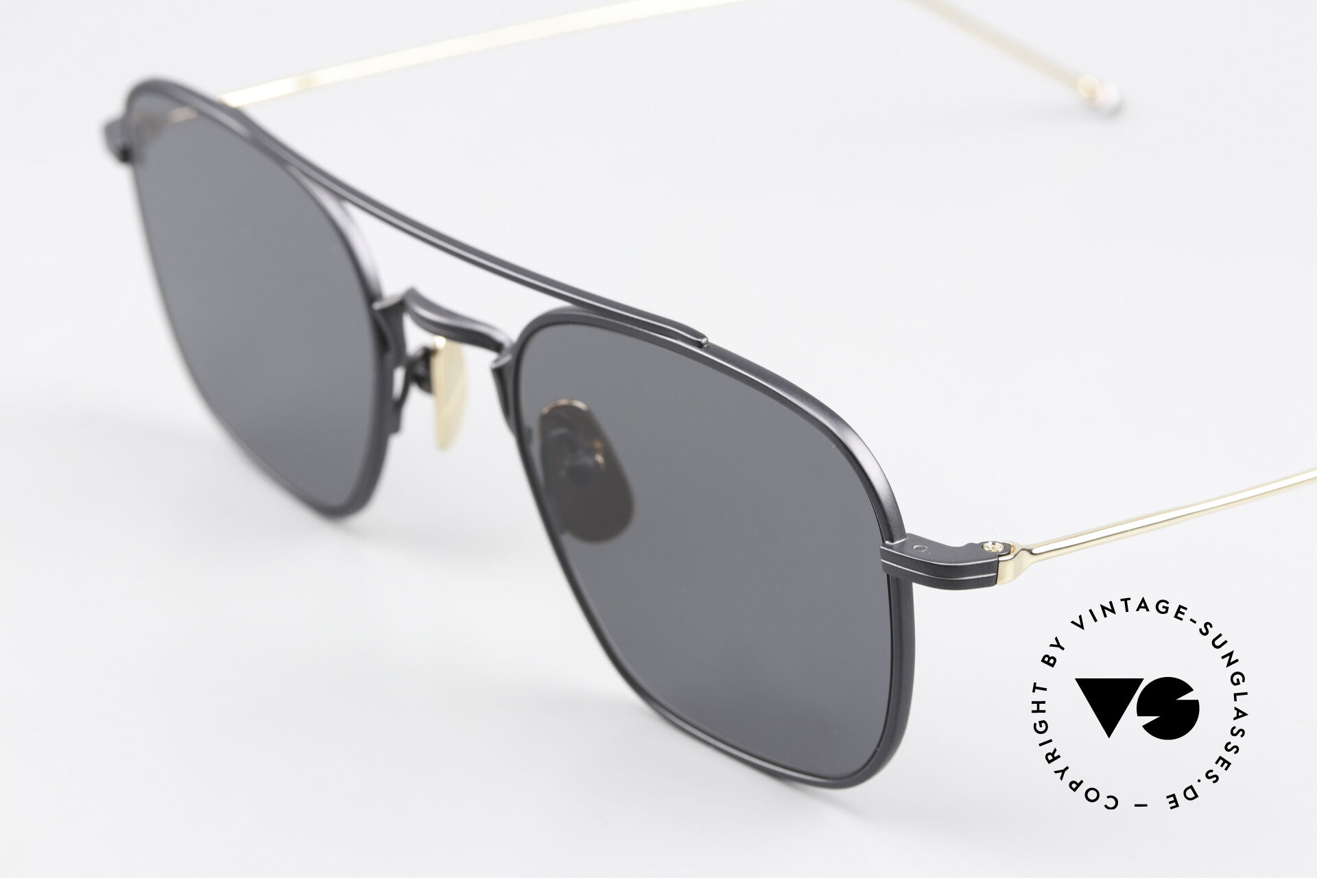 THOM BROWNE トムブラウン TBS907 ツーブリッジ ラウンド サングラス ゴールド THOM BROWNE - TBS907 GLD